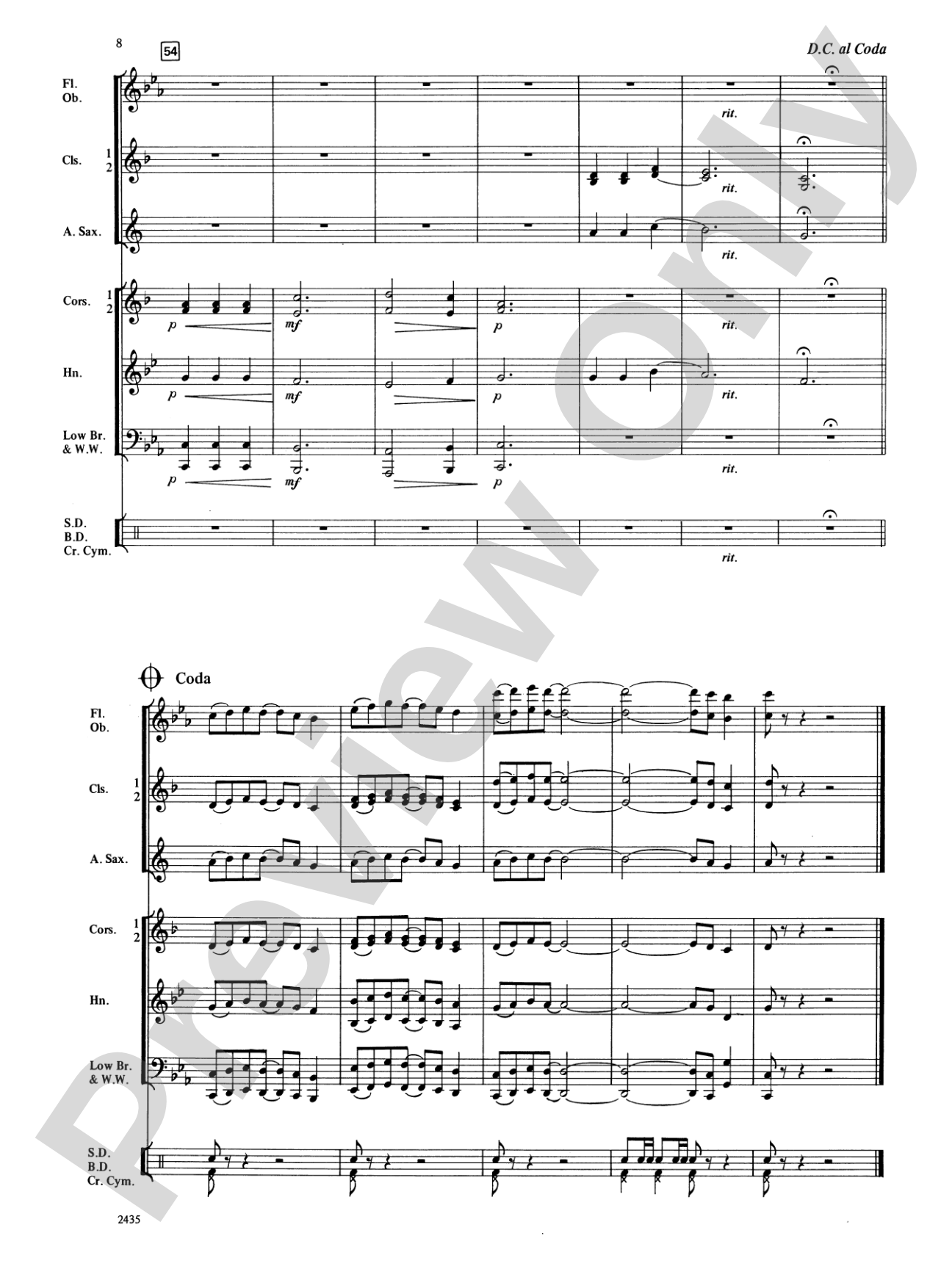 Lone Star Overture: Concert Band Conductor Score & Parts
