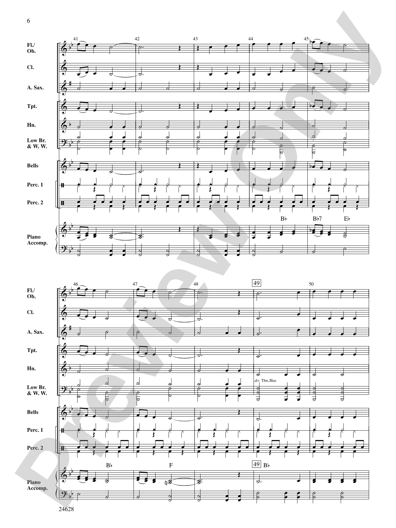 The Little Drummer Boy: Concert Band Conductor Score & Parts