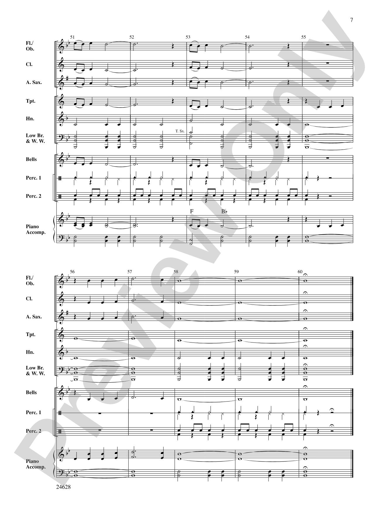 The Little Drummer Boy: Concert Band Conductor Score & Parts