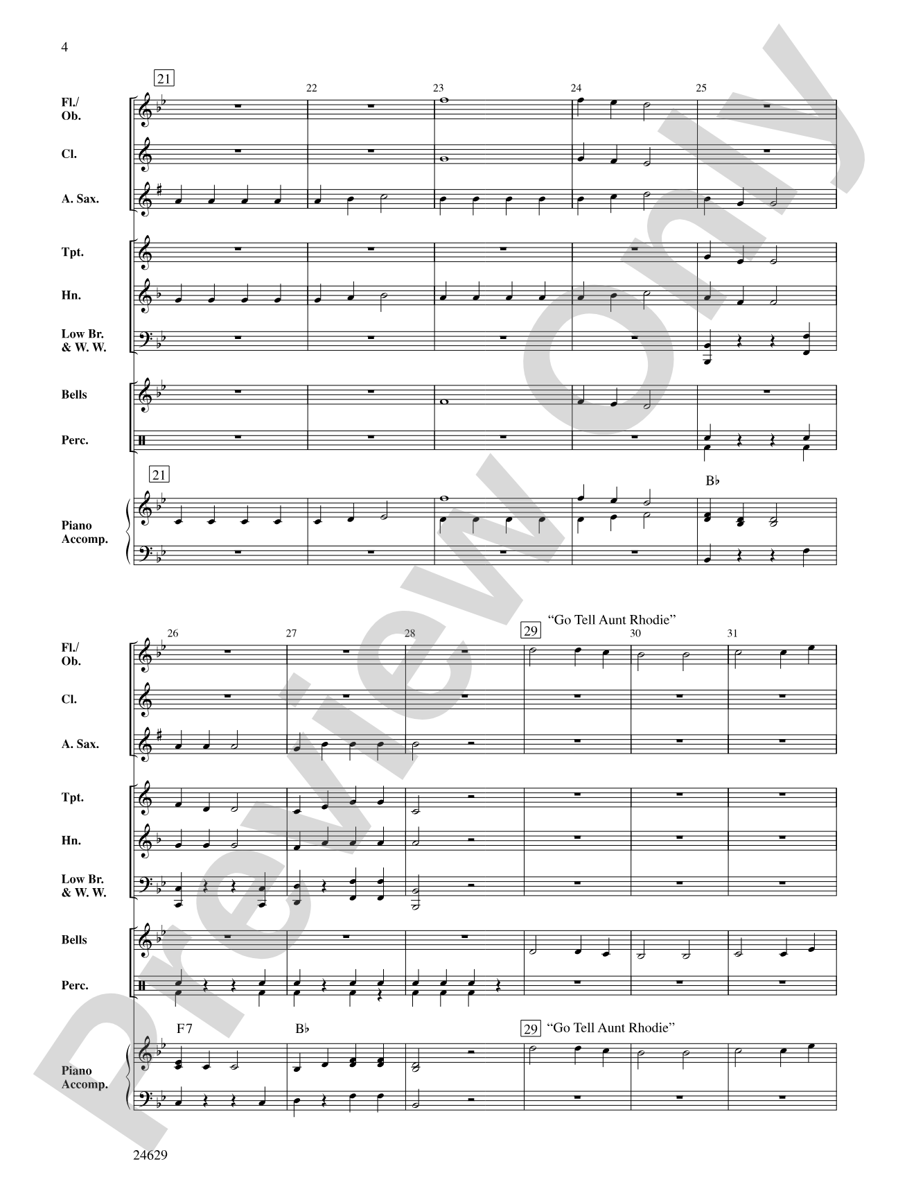 Five-Note Concerto: Concert Band Conductor Score & Parts