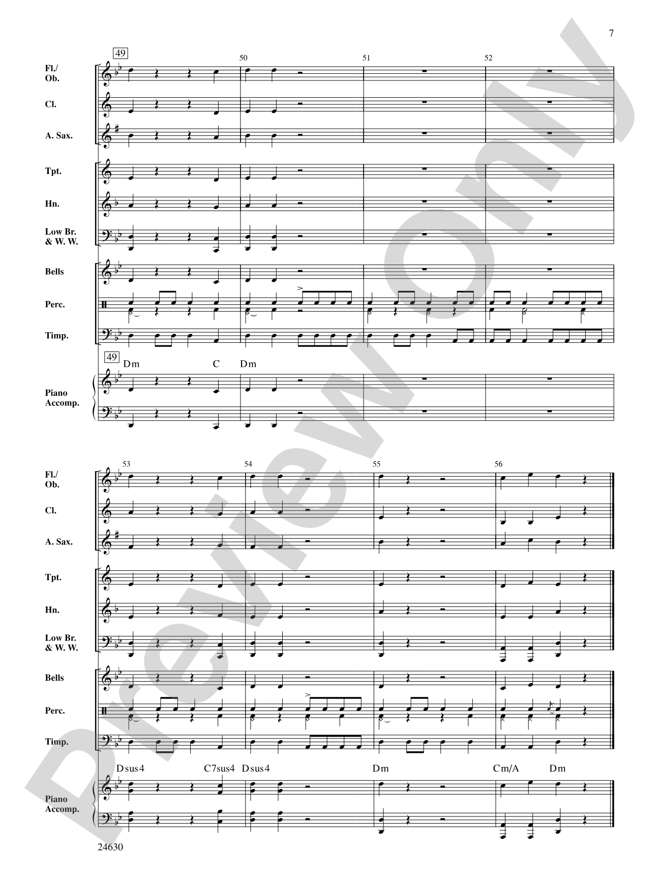 The Might of Hercules: Concert Band Conductor Score & Parts