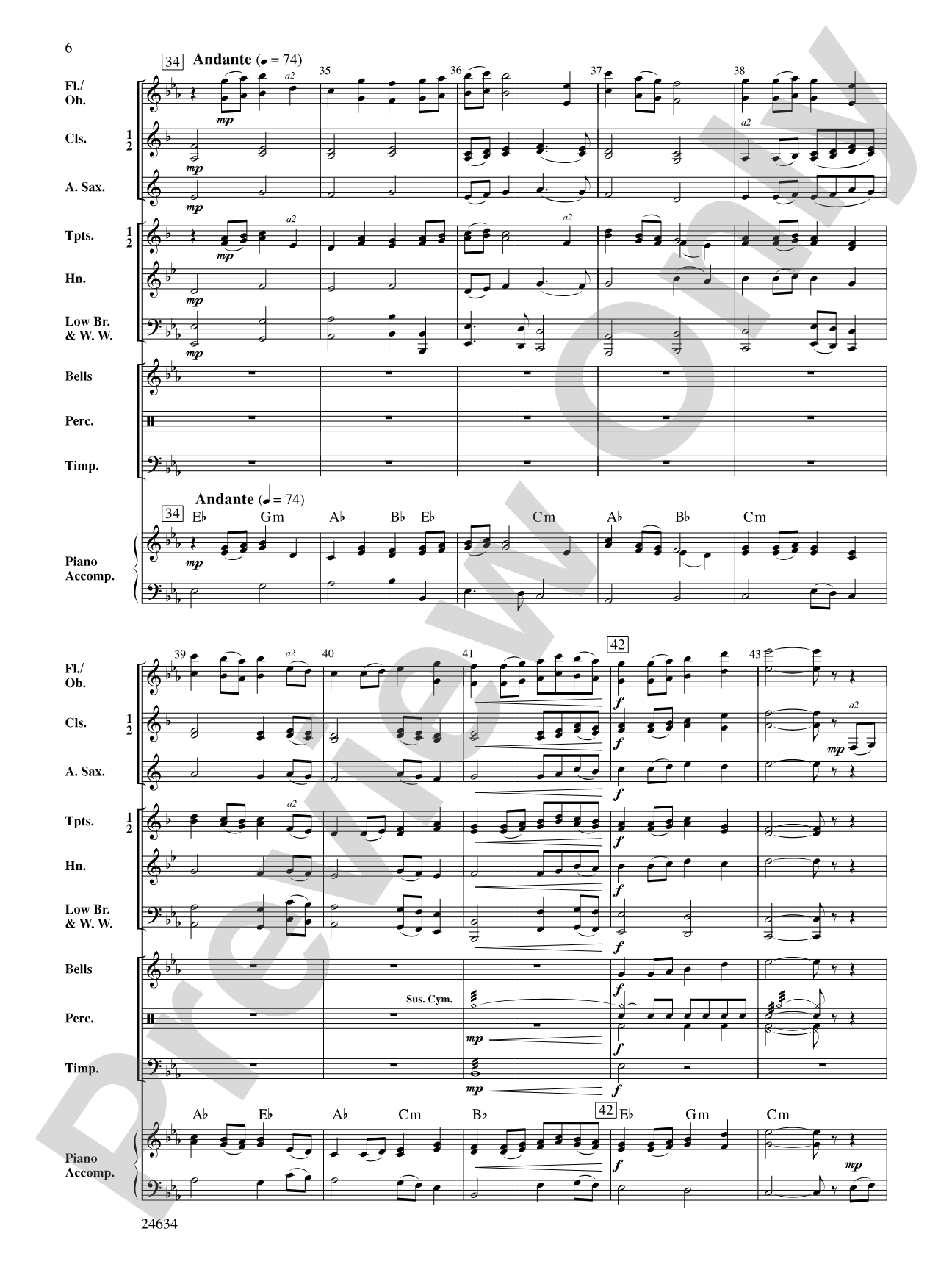 Starship: Concert Band Conductor Score & Parts