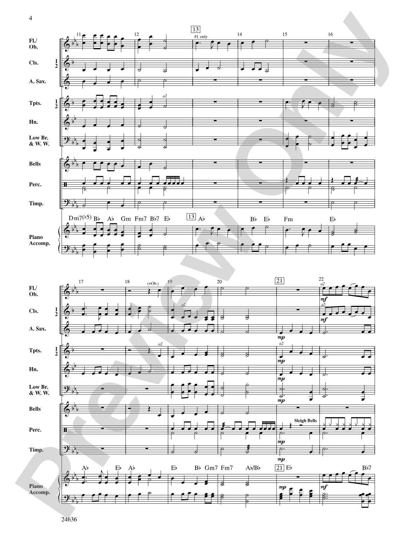 Yankee Doodle Christmas: Concert Band Conductor Score & Parts