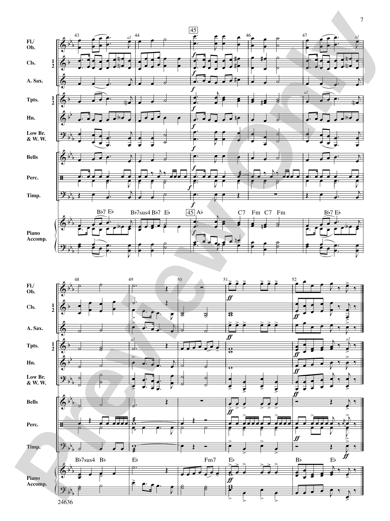 Yankee Doodle Christmas: Concert Band Conductor Score & Parts