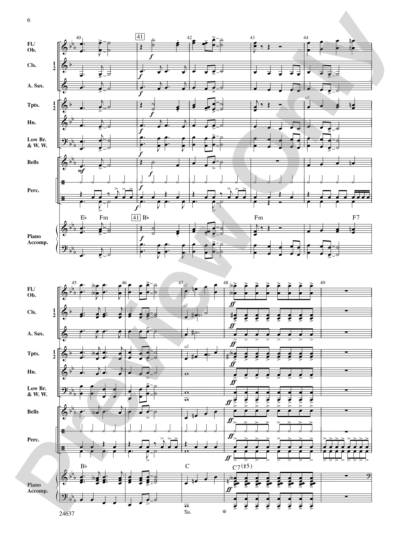 More Cowbell: Concert Band Conductor Score & Parts