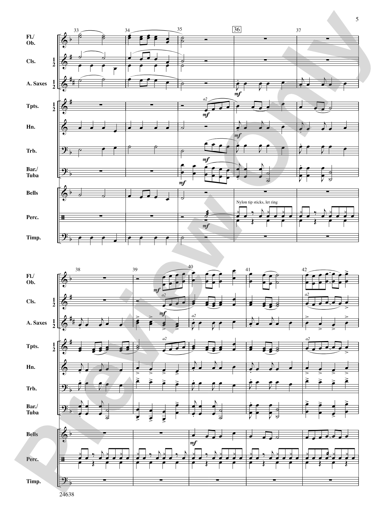 Triumphant Journey: Concert Band Conductor Score & Parts