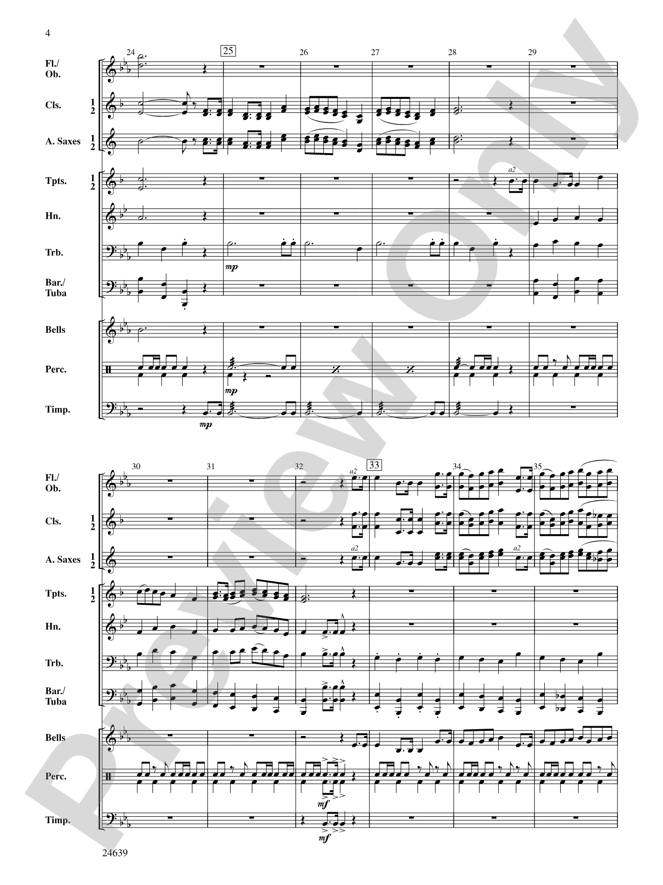 Redlands March: Concert Band Conductor Score & Parts