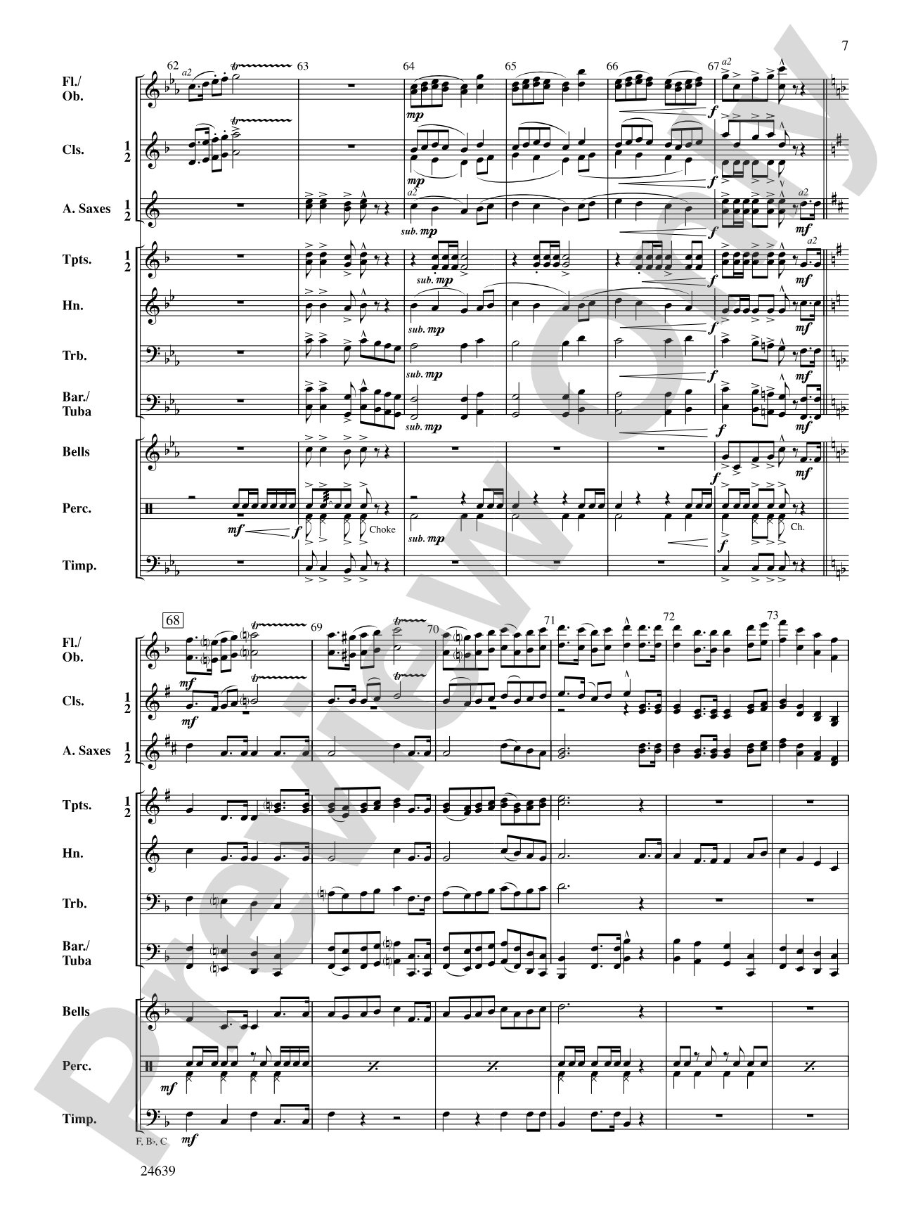 Redlands March: Concert Band Conductor Score & Parts