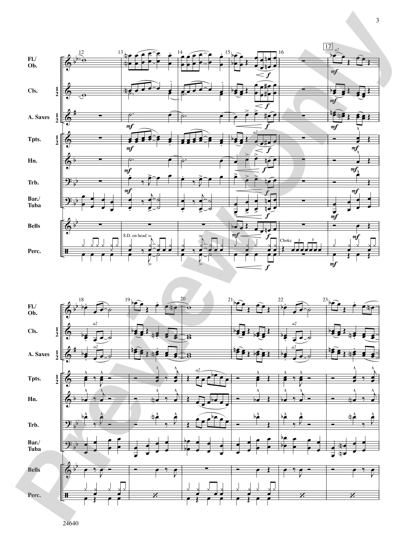 River City Blues: Concert Band Conductor Score & Parts