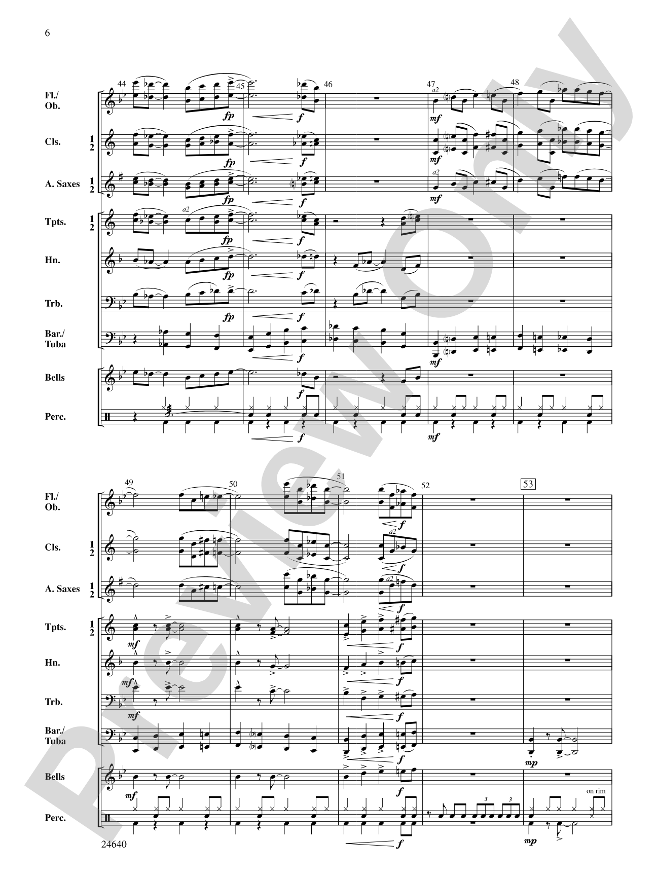 River City Blues: Concert Band Conductor Score & Parts