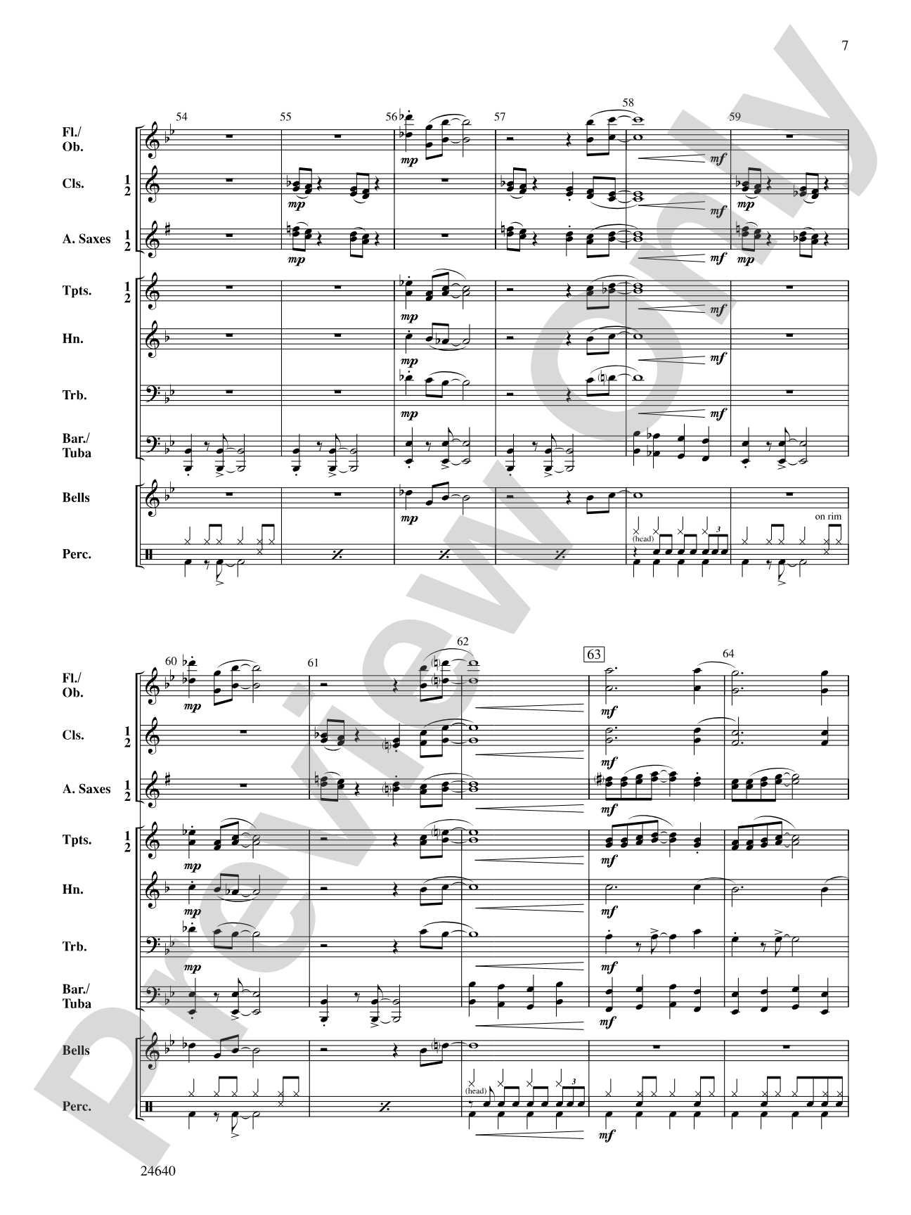 River City Blues: Concert Band Conductor Score & Parts