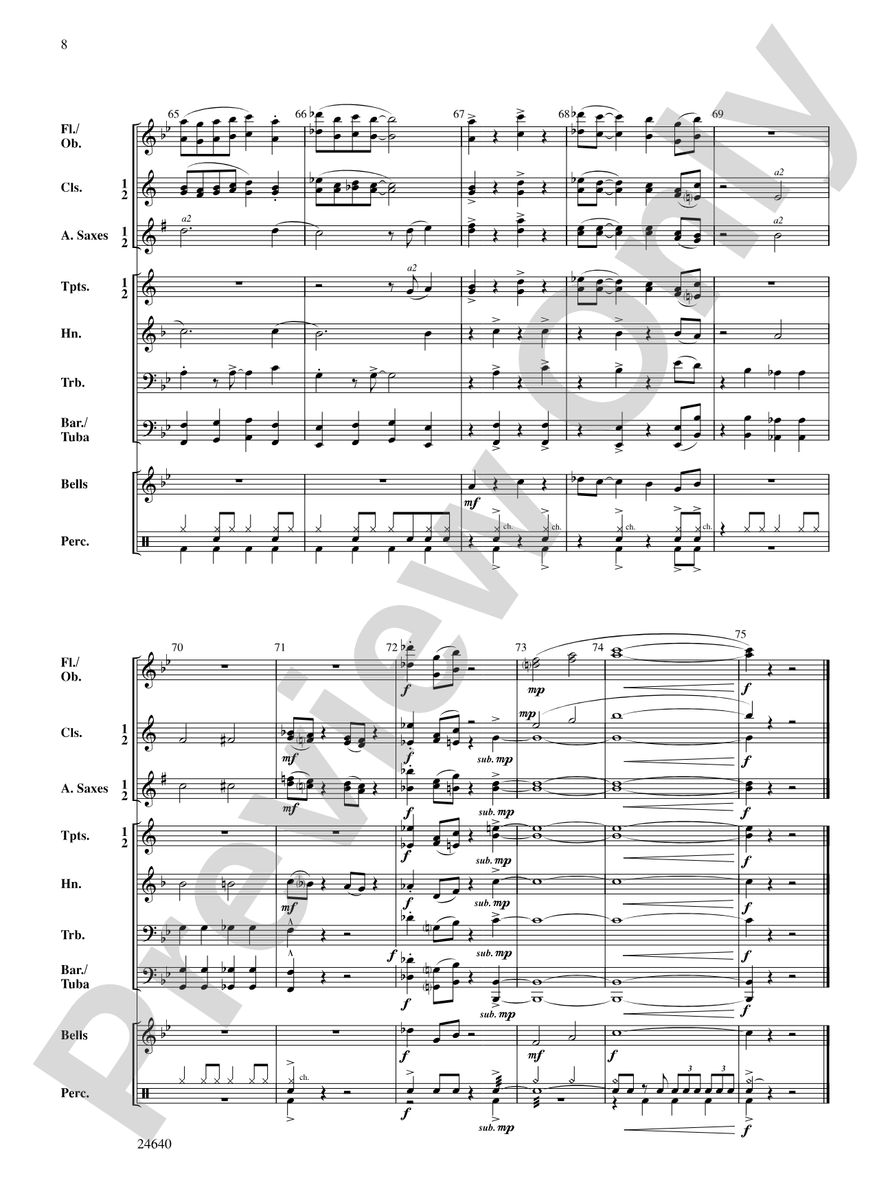 River City Blues: Concert Band Conductor Score & Parts