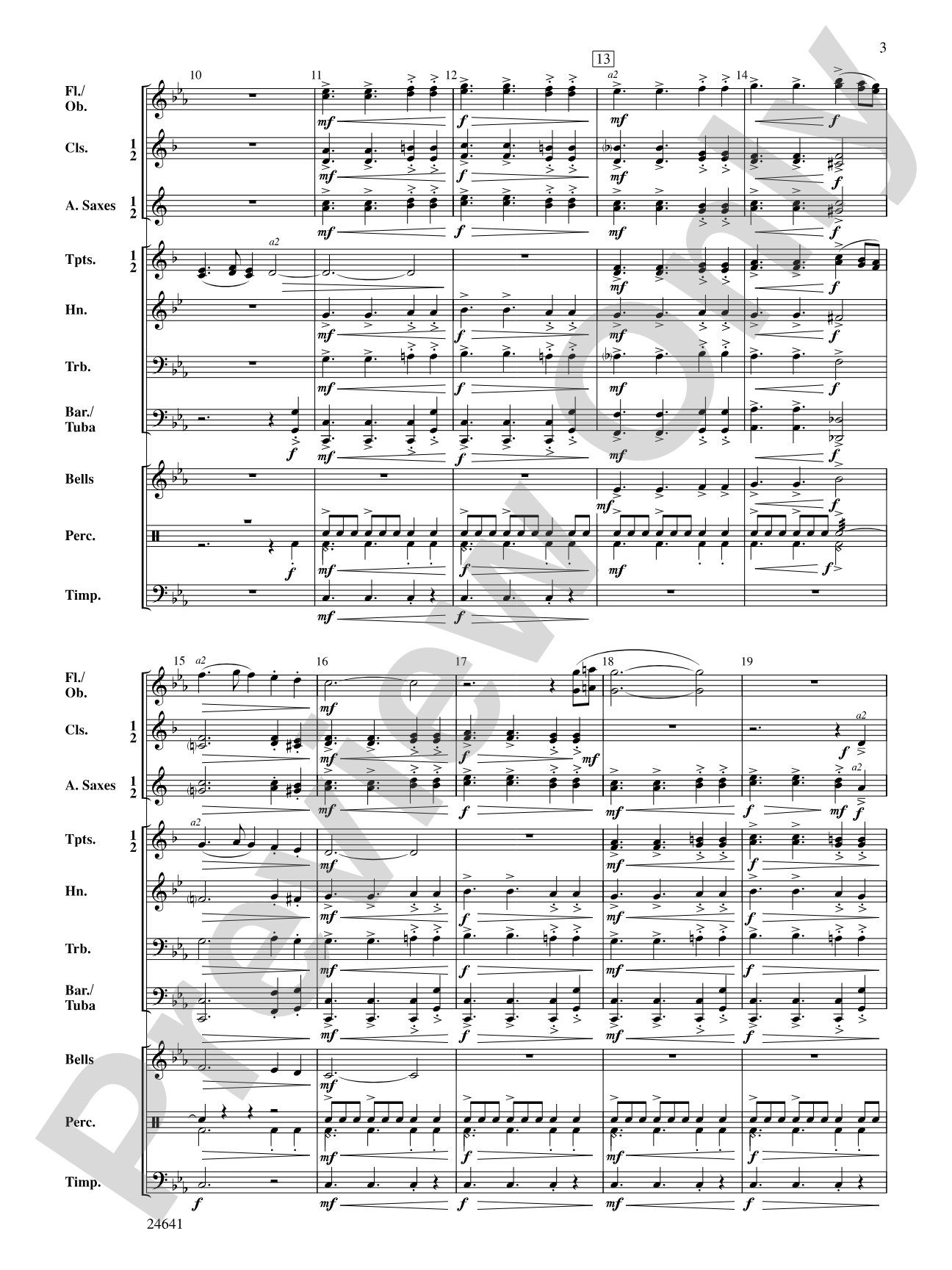 We Five Kings: Concert Band Conductor Score & Parts