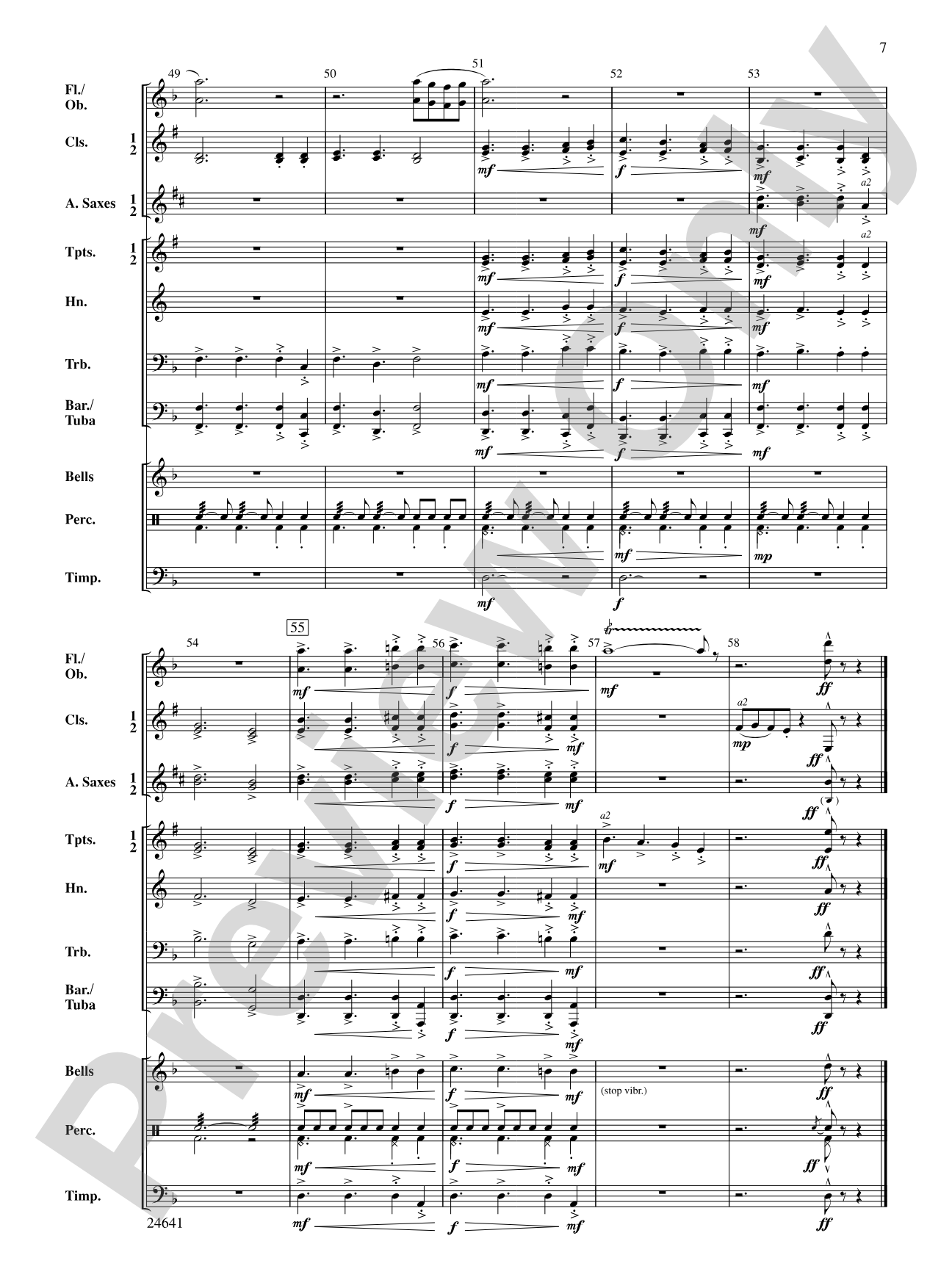 We Five Kings: Concert Band Conductor Score & Parts