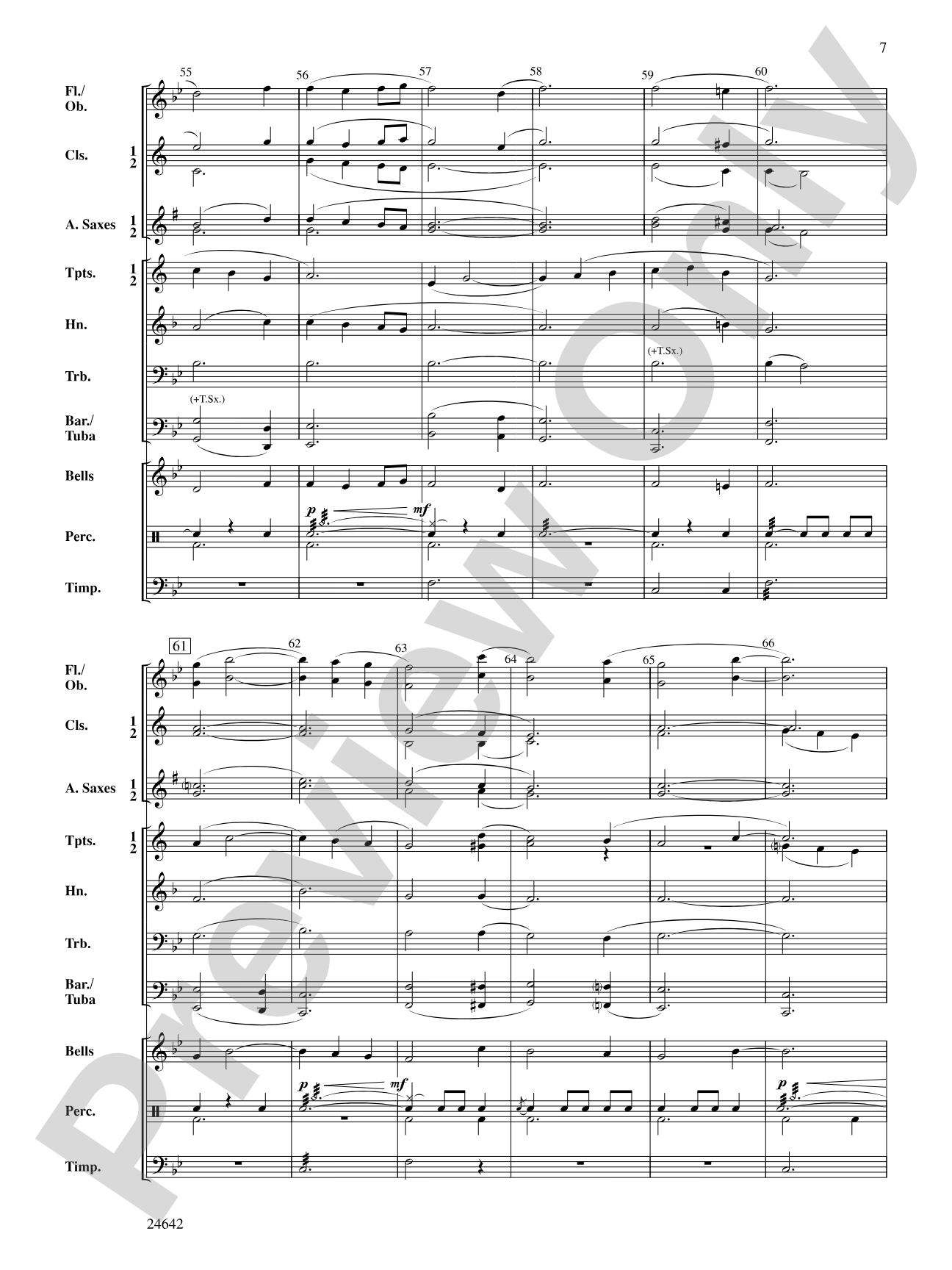 Muskoka Landing: Concert Band Conductor Score & Parts