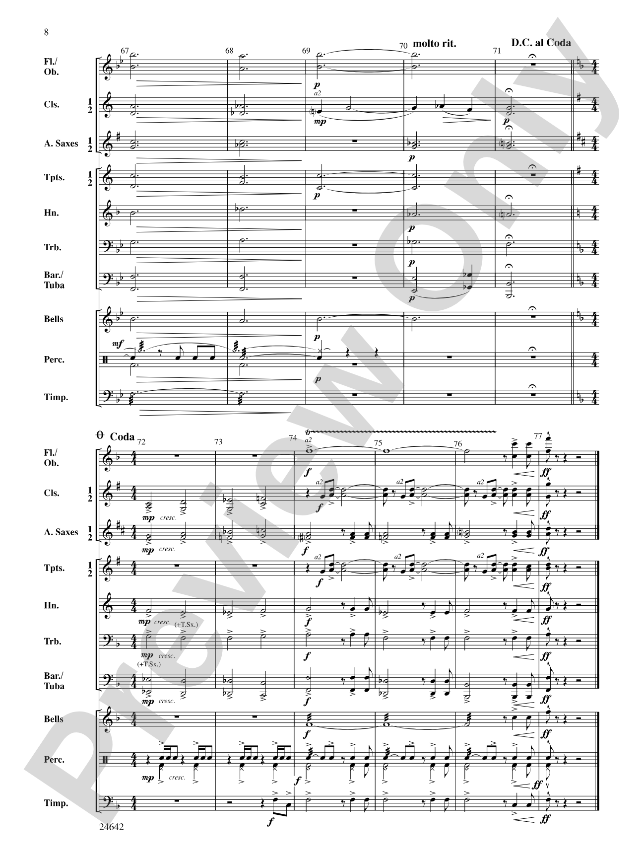 Muskoka Landing: Concert Band Conductor Score & Parts