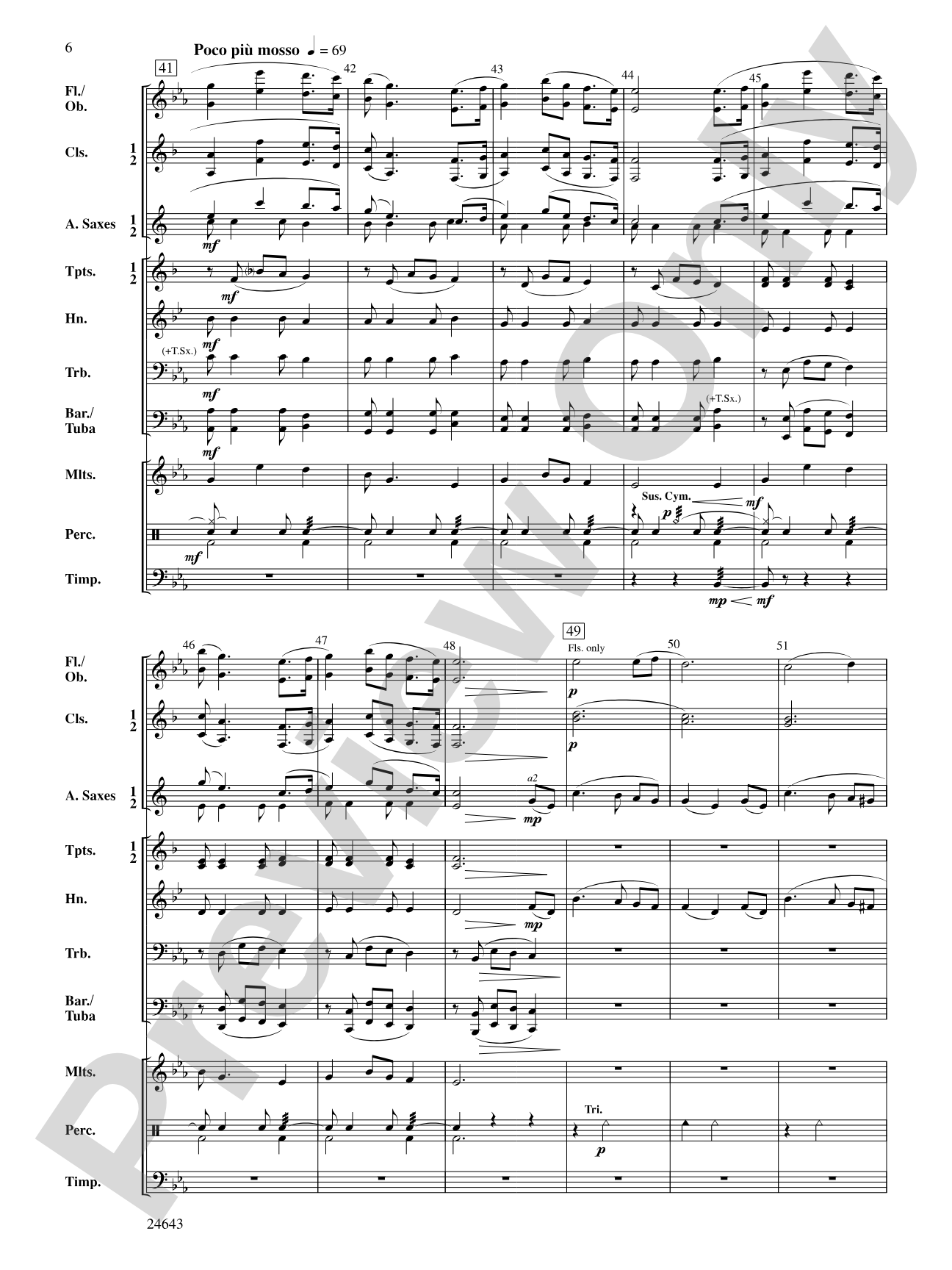 The Last Rose of Summer: Concert Band Conductor Score & Parts