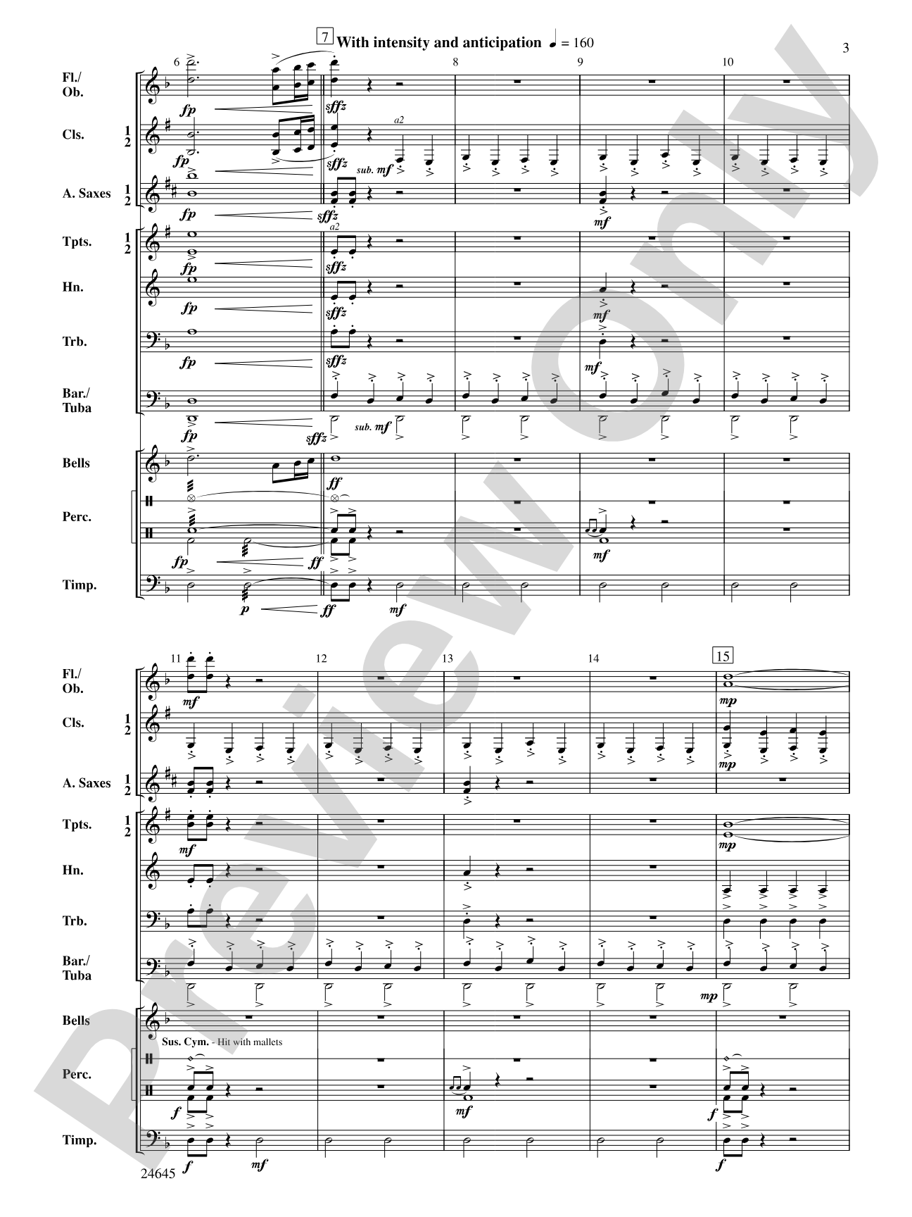 Bounty Hunter (from Advent Rising): Concert Band Conductor Score & Parts