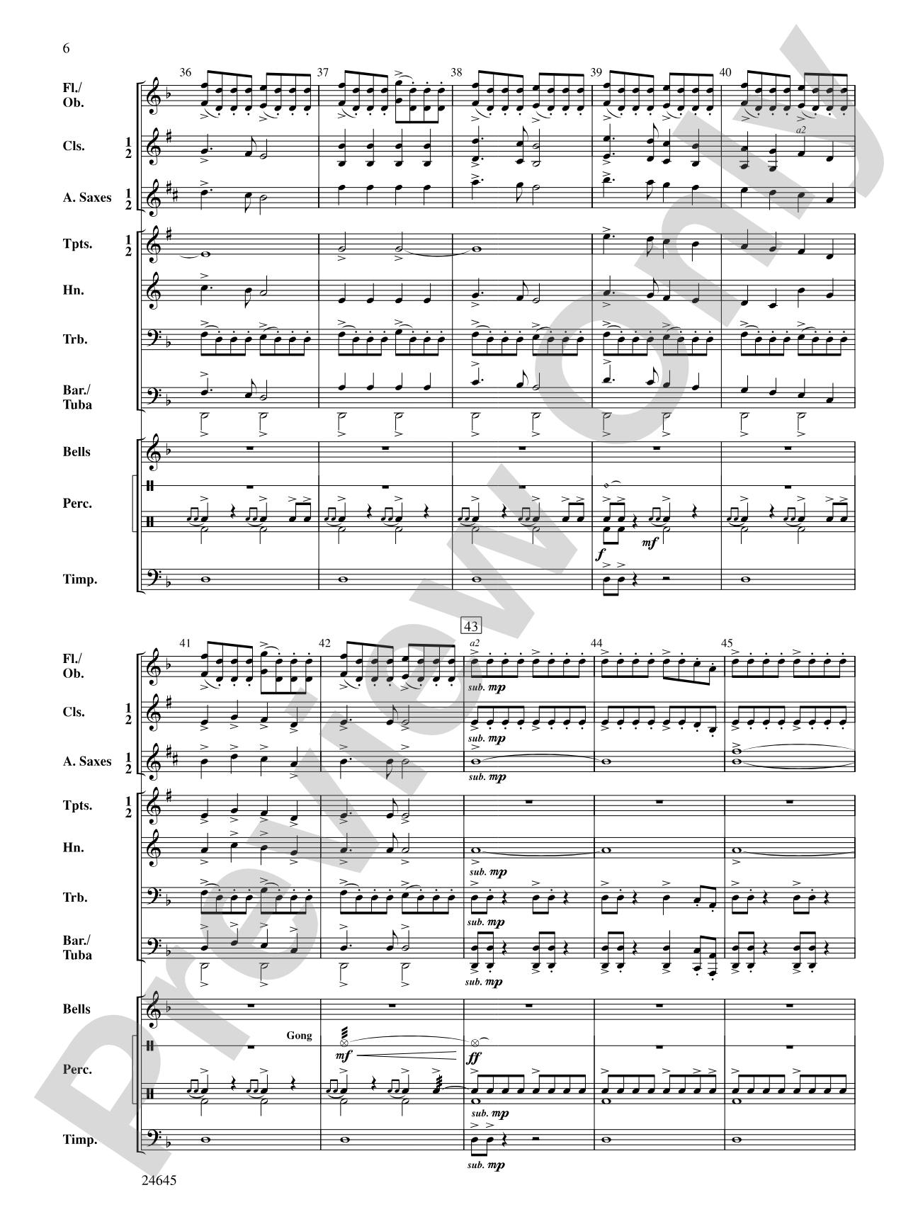 Bounty Hunter (from Advent Rising): Concert Band Conductor Score & Parts