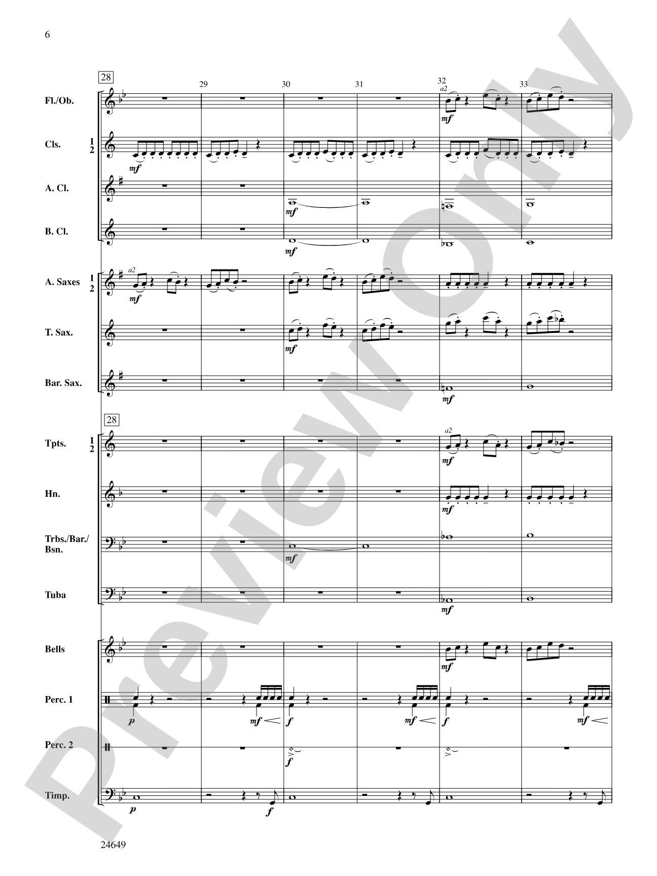 Crusade: Concert Band Conductor Score & Parts
