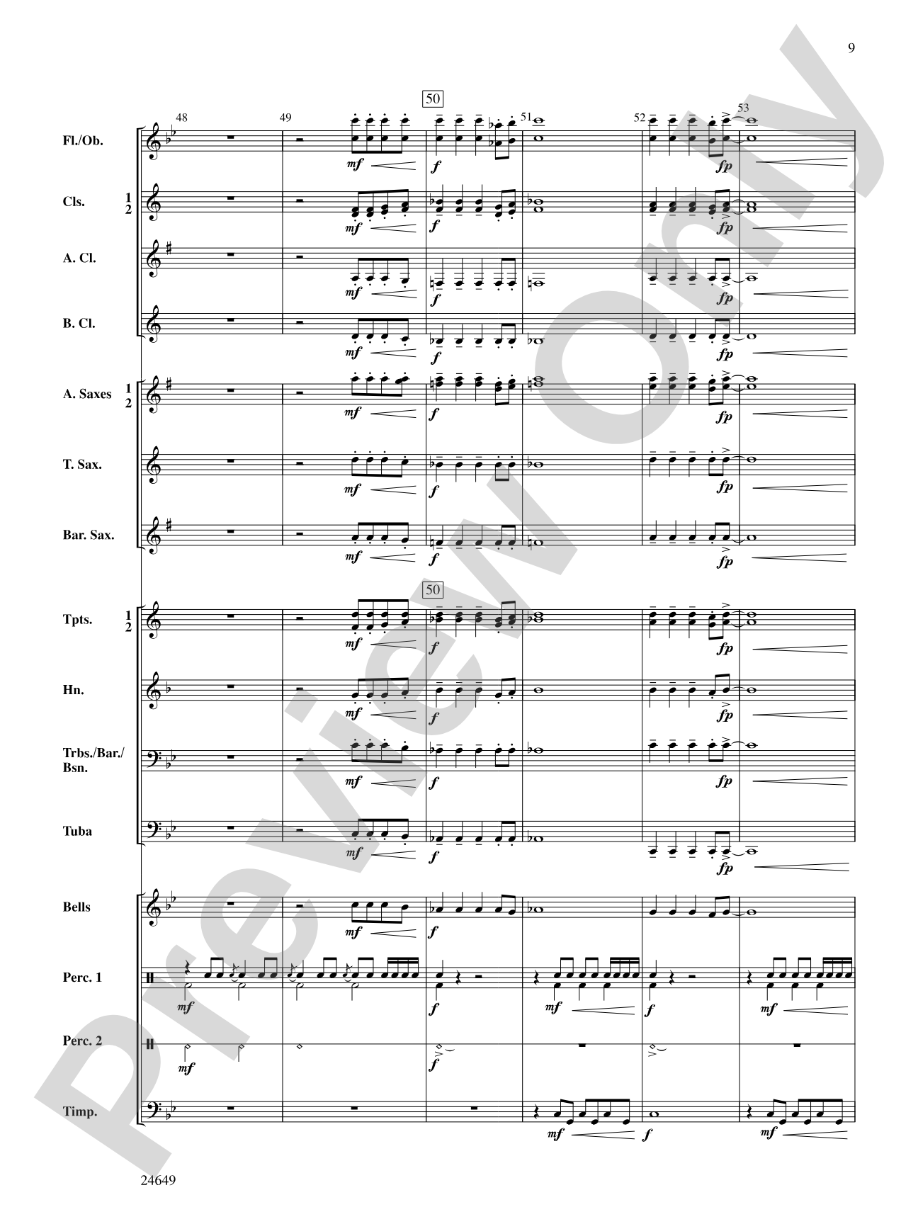Crusade: Concert Band Conductor Score & Parts