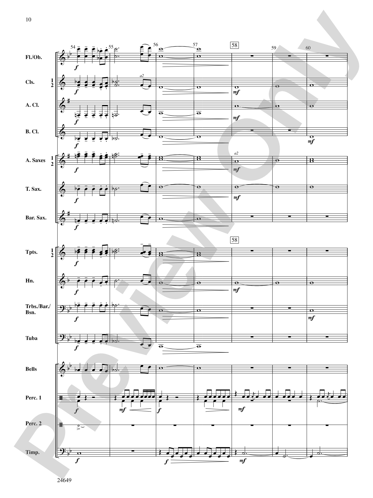 Crusade: Concert Band Conductor Score & Parts