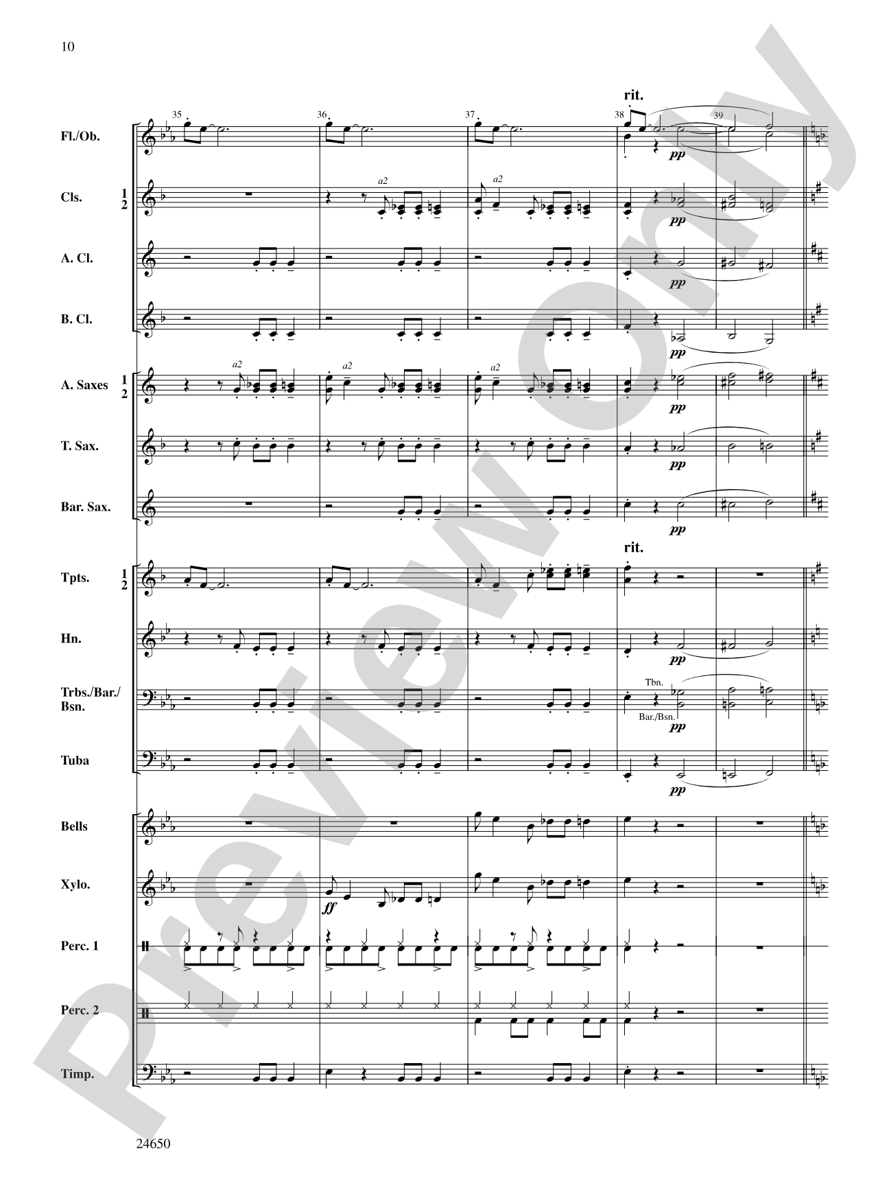 Salsa and Chips: Concert Band Conductor Score & Parts