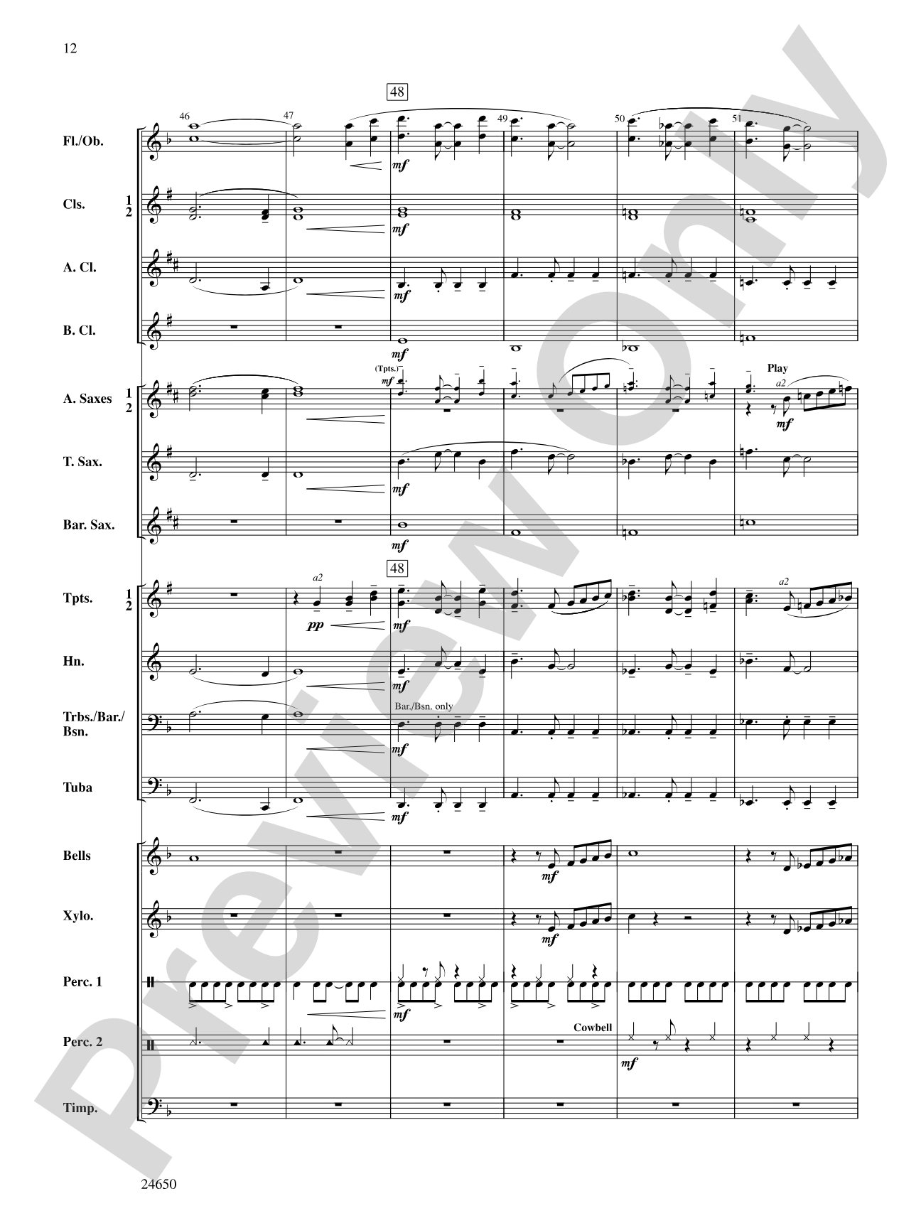 Salsa and Chips: Concert Band Conductor Score & Parts