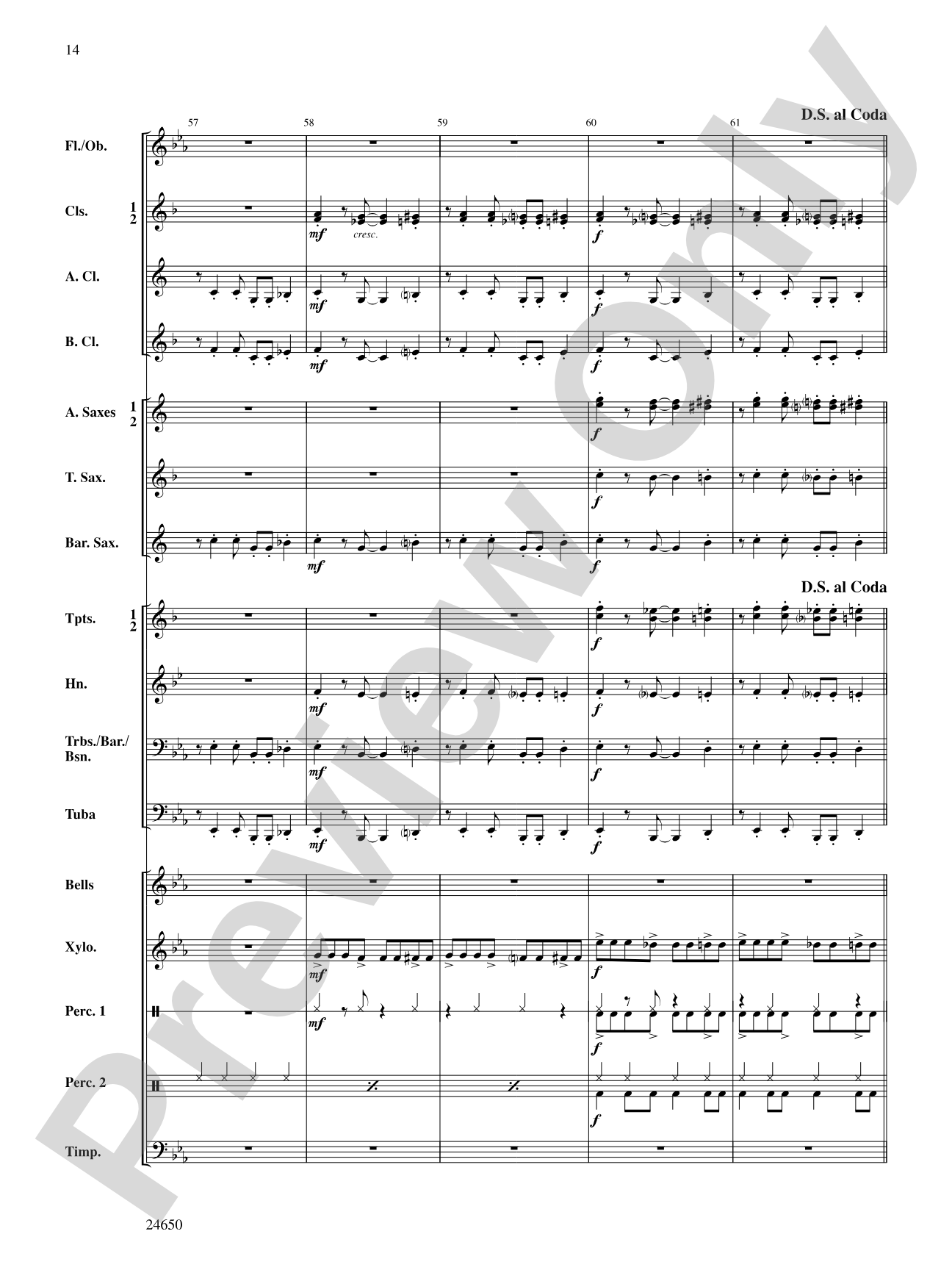 Salsa and Chips: Concert Band Conductor Score & Parts