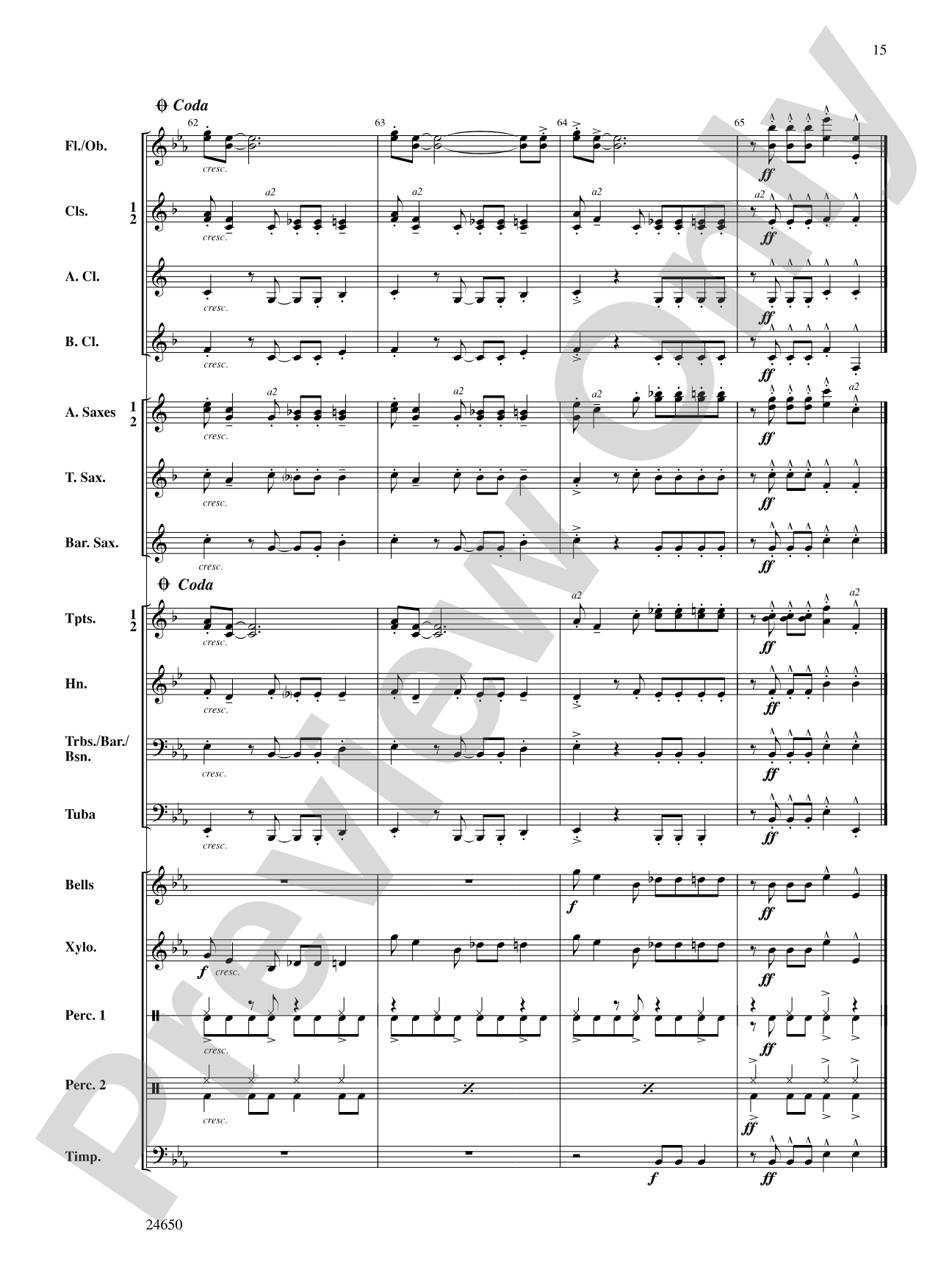 Salsa and Chips: Concert Band Conductor Score & Parts