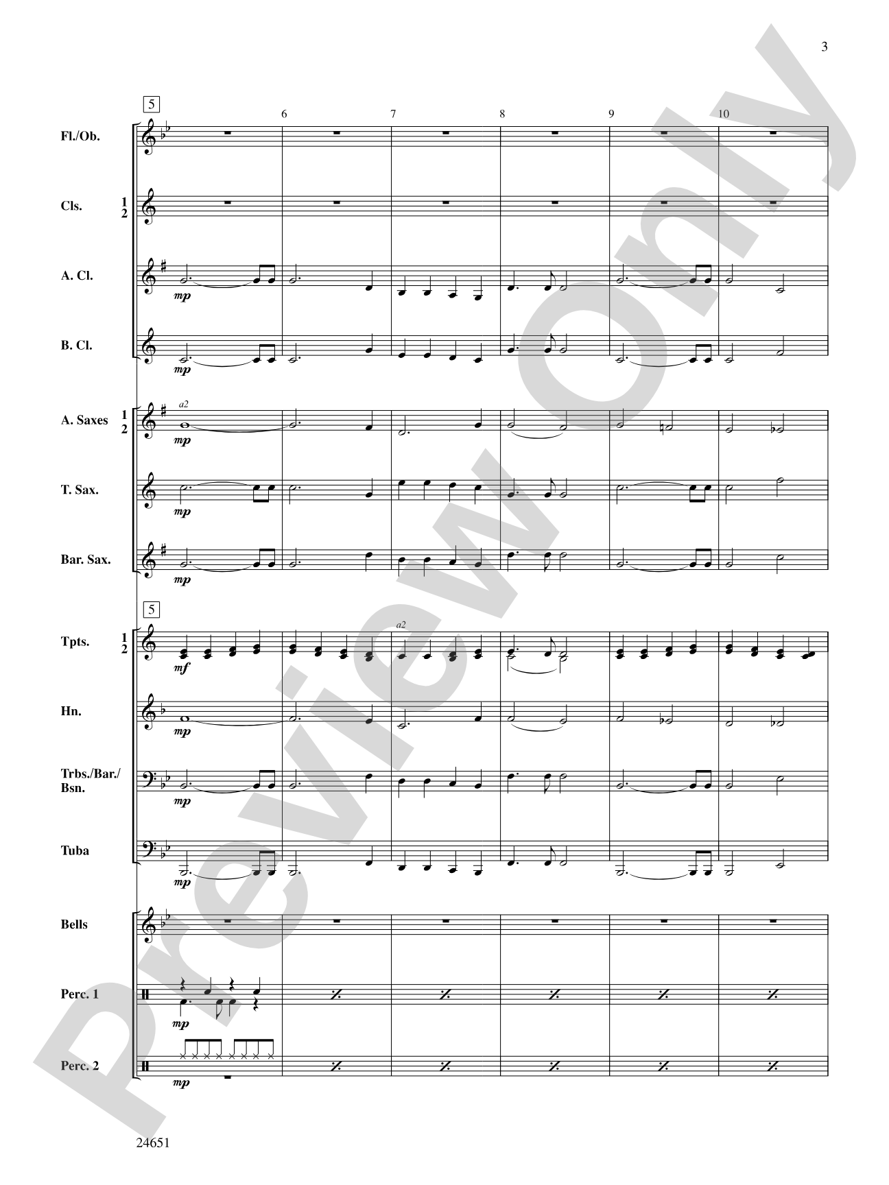 Joyful Rock: Concert Band Conductor Score & Parts