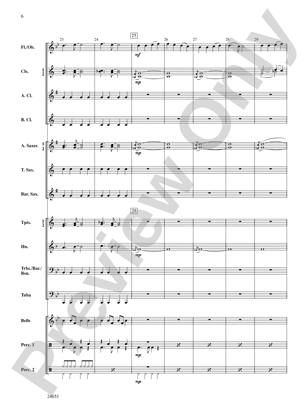Joyful Rock: Concert Band Conductor Score & Parts