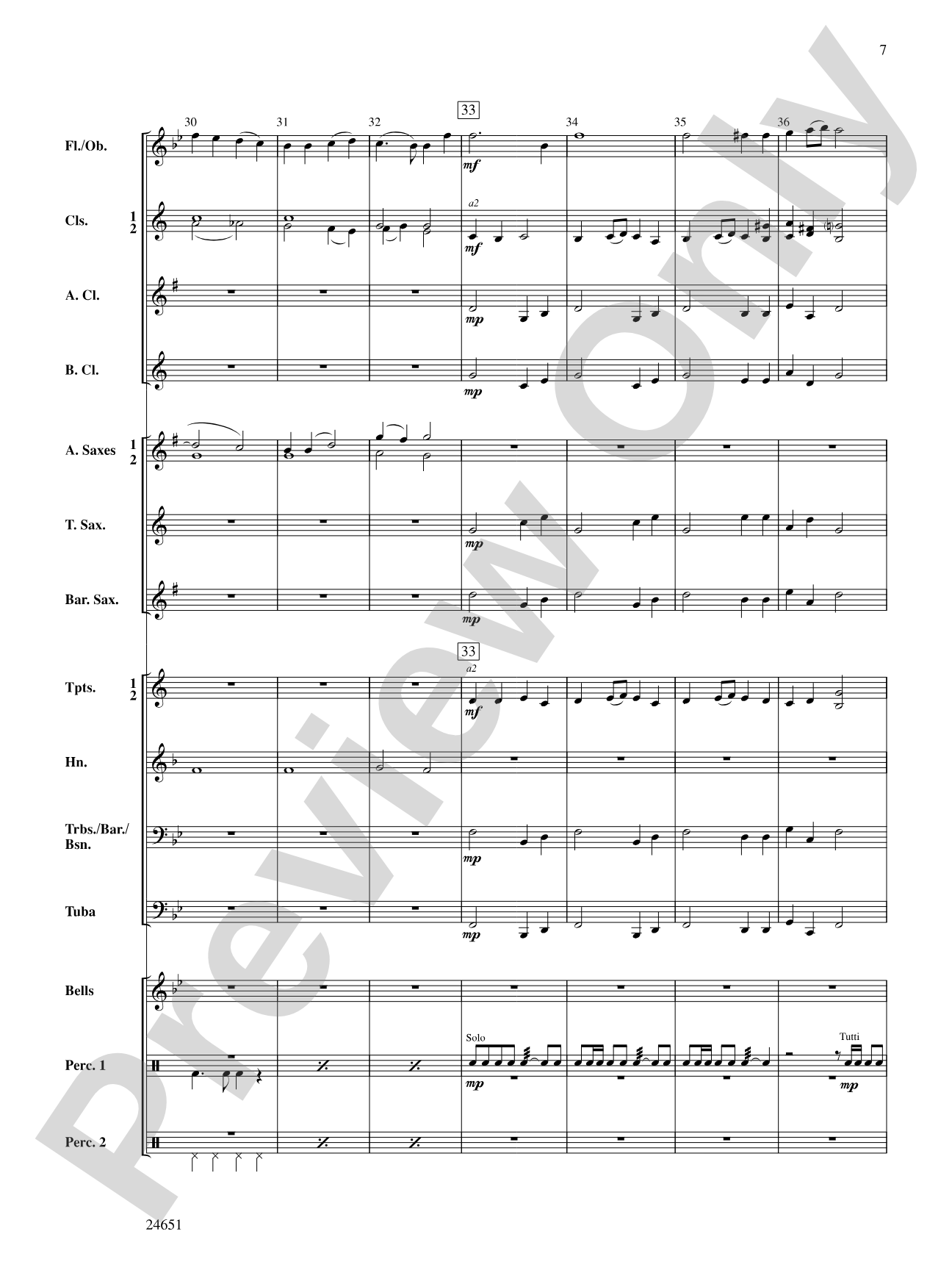 Joyful Rock: Concert Band Conductor Score & Parts