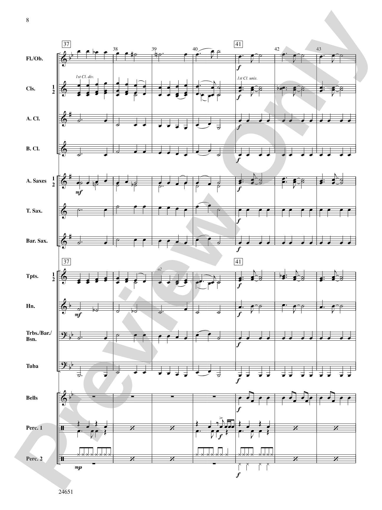 Joyful Rock: Concert Band Conductor Score & Parts