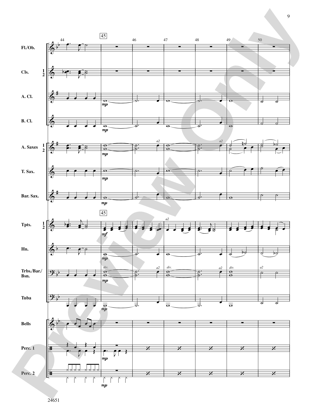 Joyful Rock: Concert Band Conductor Score & Parts