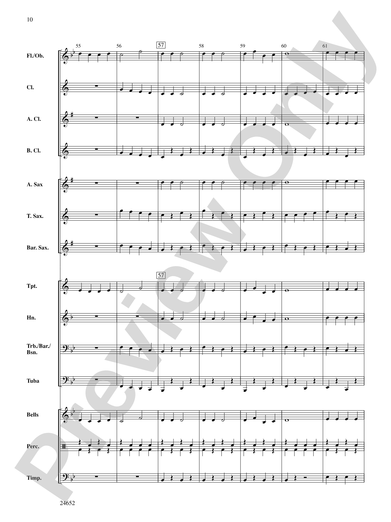 Winter Medley: Concert Band Conductor Score & Parts