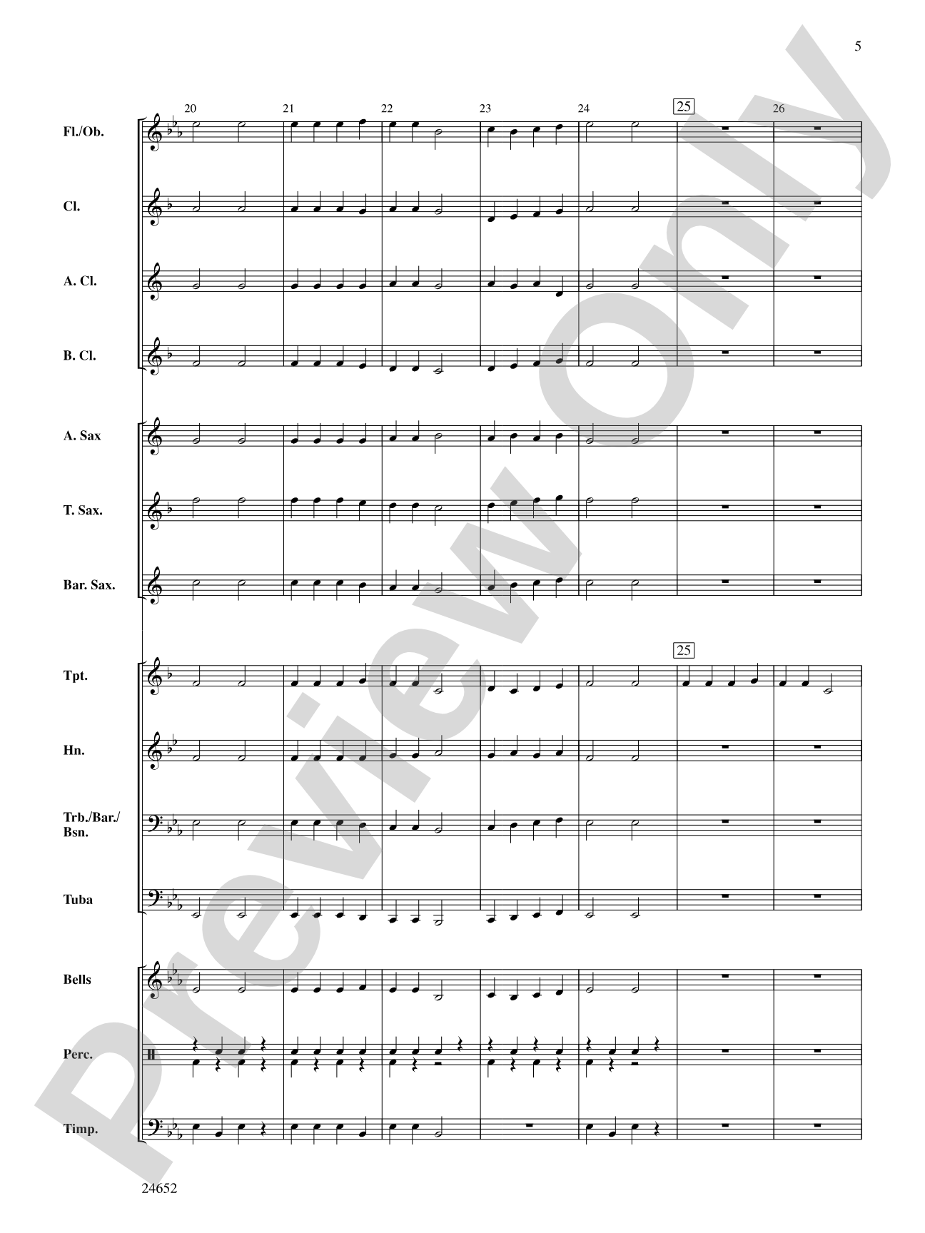 Winter Medley: Concert Band Conductor Score & Parts