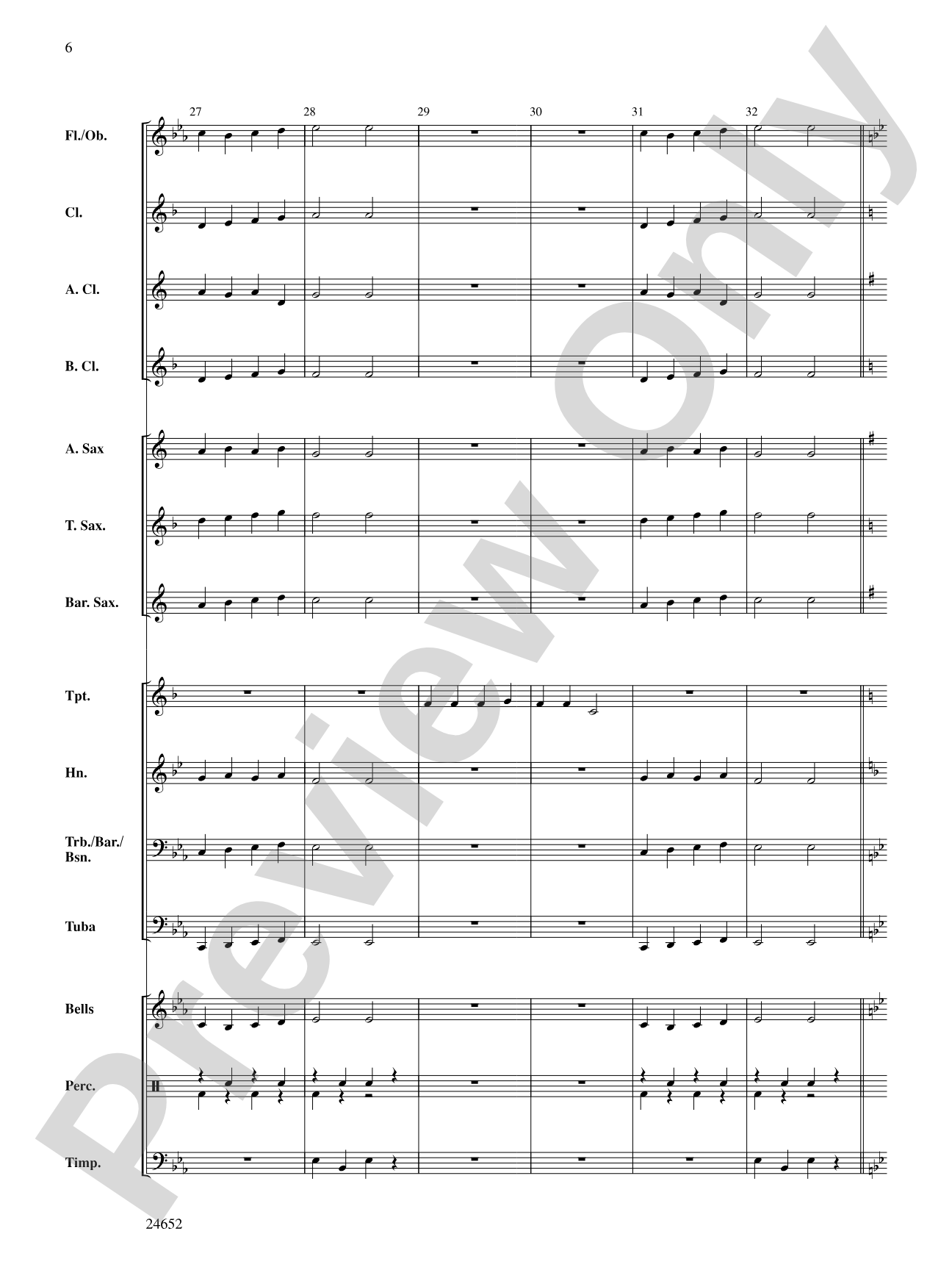 Winter Medley: Concert Band Conductor Score & Parts