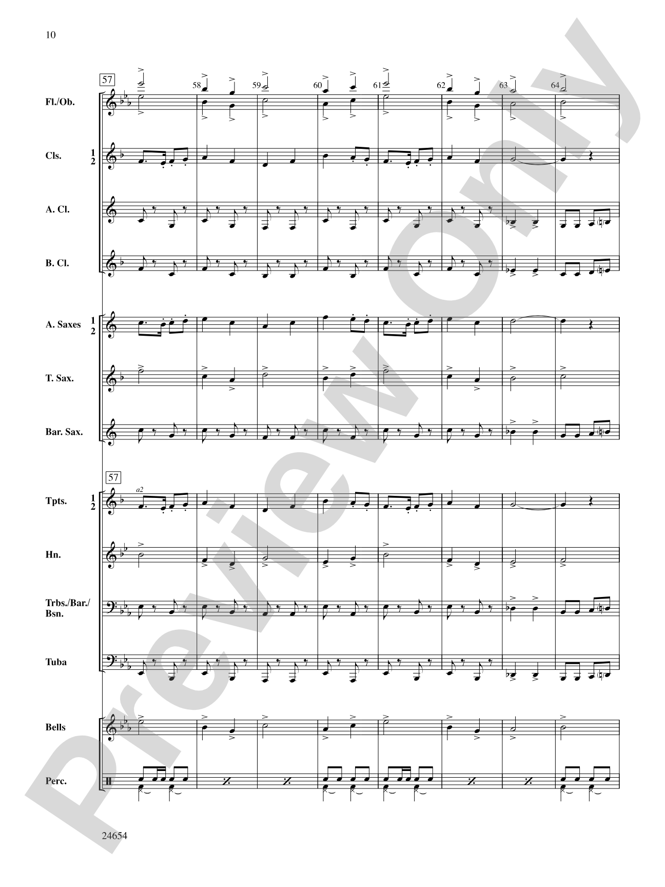 Fighting Falcon March: Concert Band Conductor Score & Parts