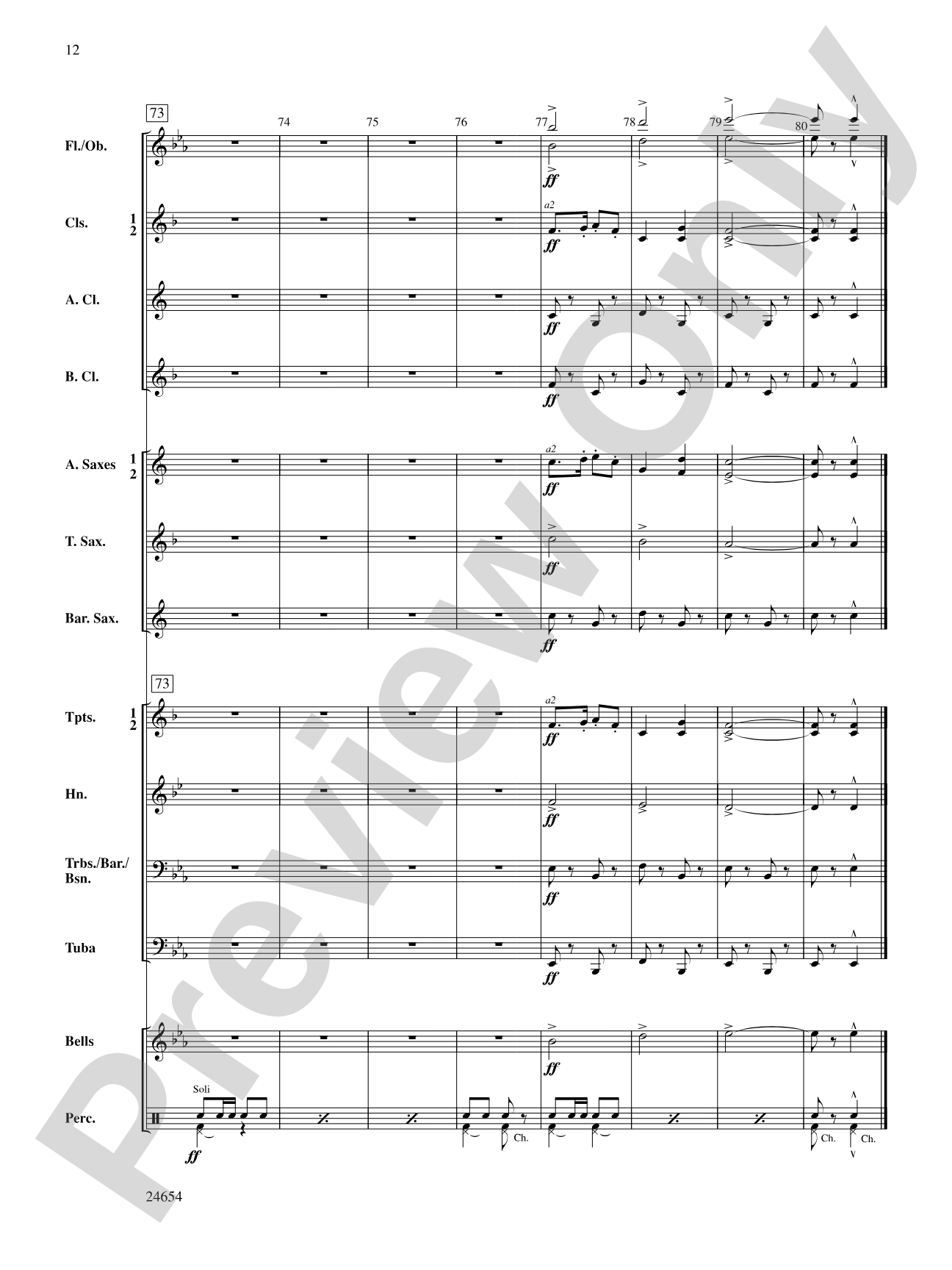 Fighting Falcon March: Concert Band Conductor Score & Parts
