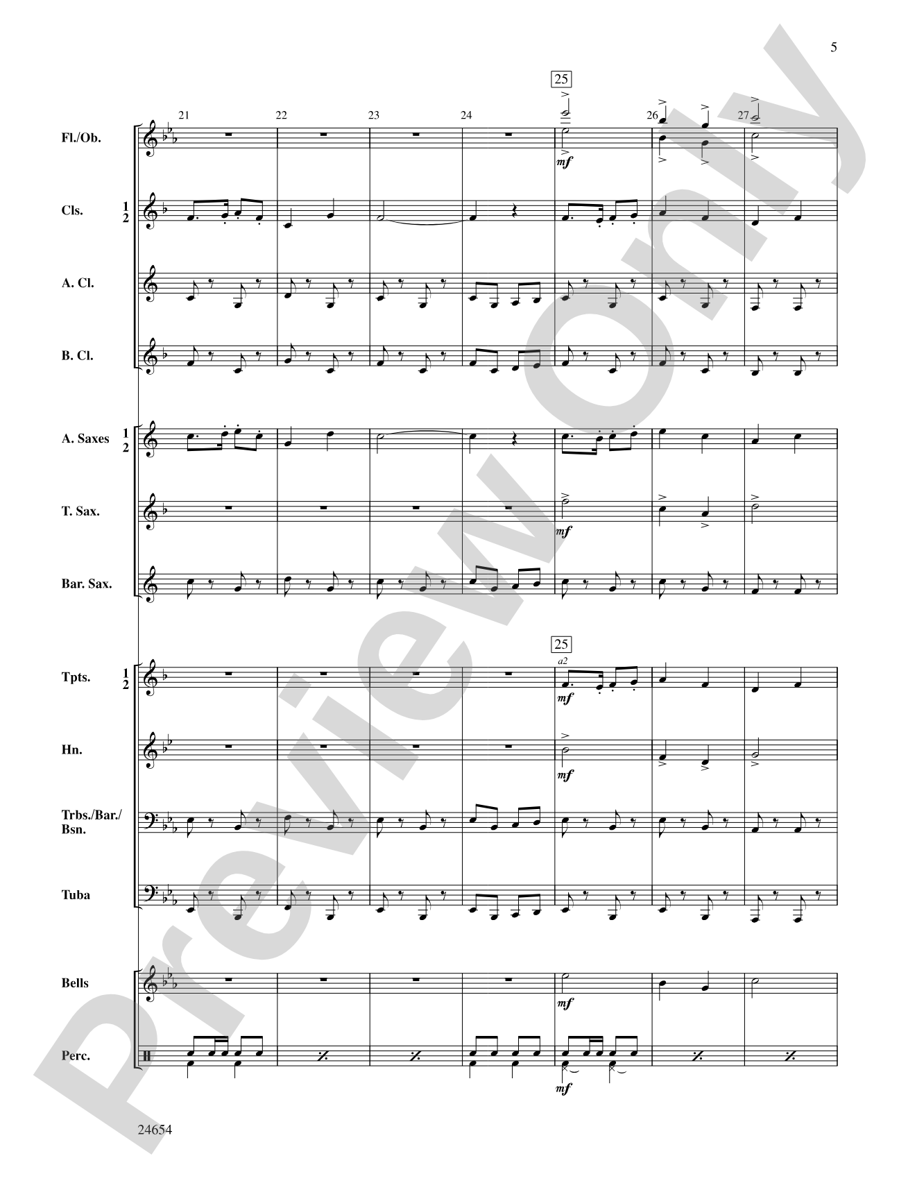 Fighting Falcon March: Concert Band Conductor Score & Parts