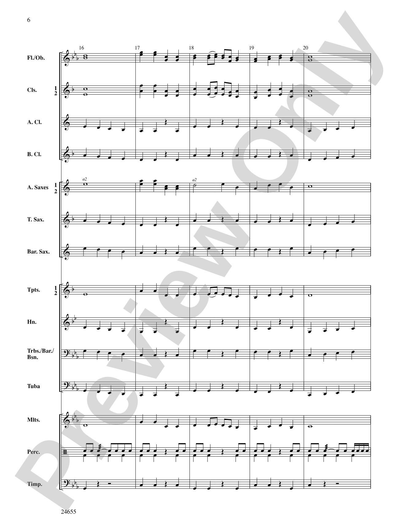 Warriors: Concert Band Conductor Score & Parts