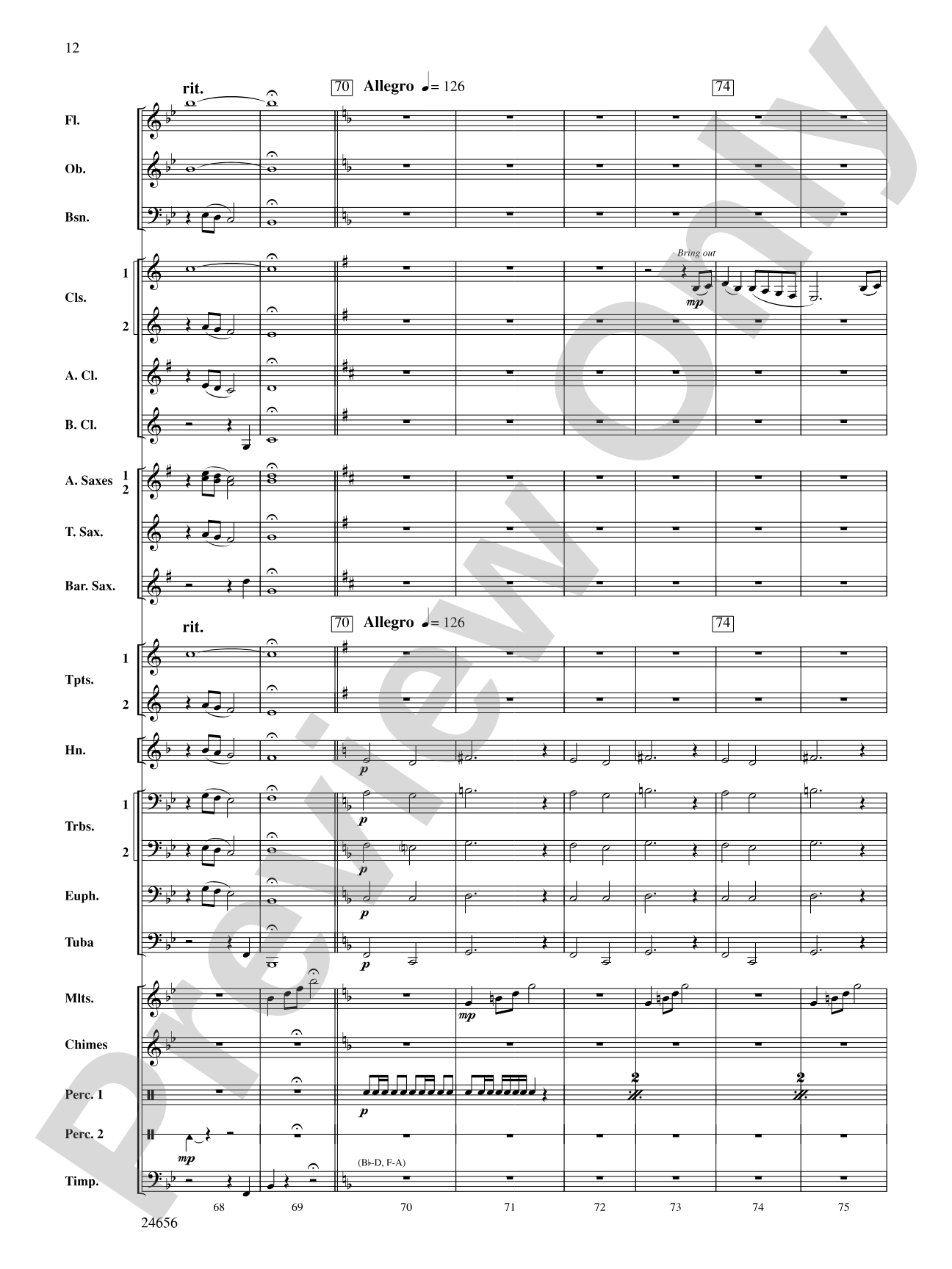 Sketches on a Kentucky Hymn Tune: Concert Band Conductor Score & Parts