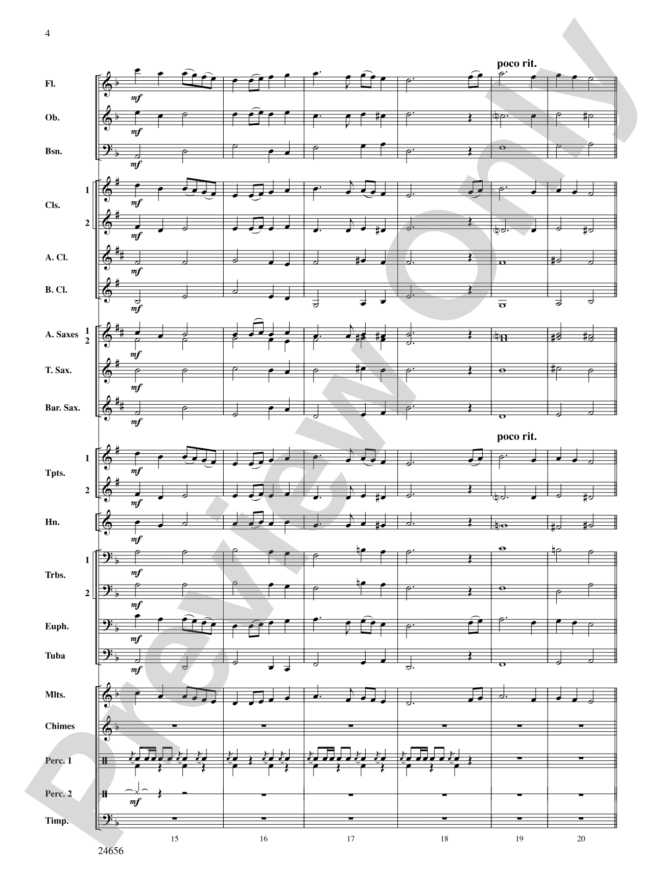 Sketches on a Kentucky Hymn Tune: Concert Band Conductor Score & Parts
