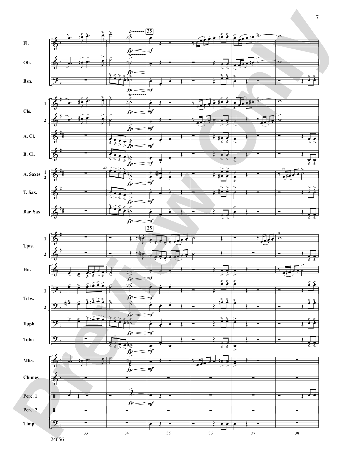 Sketches on a Kentucky Hymn Tune: Concert Band Conductor Score & Parts