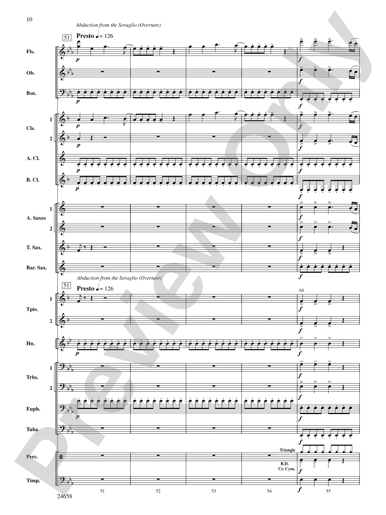 Mozart!: Score