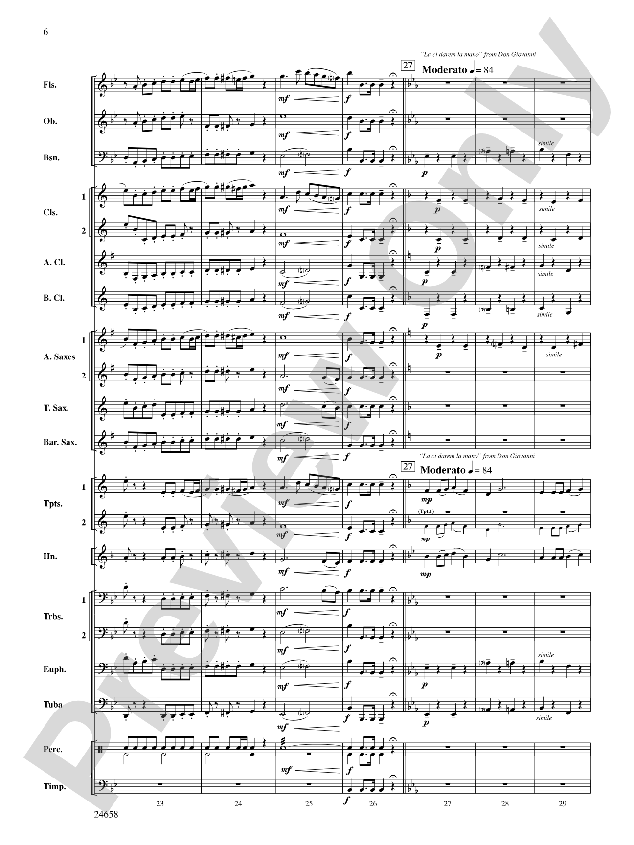 Mozart!: Score