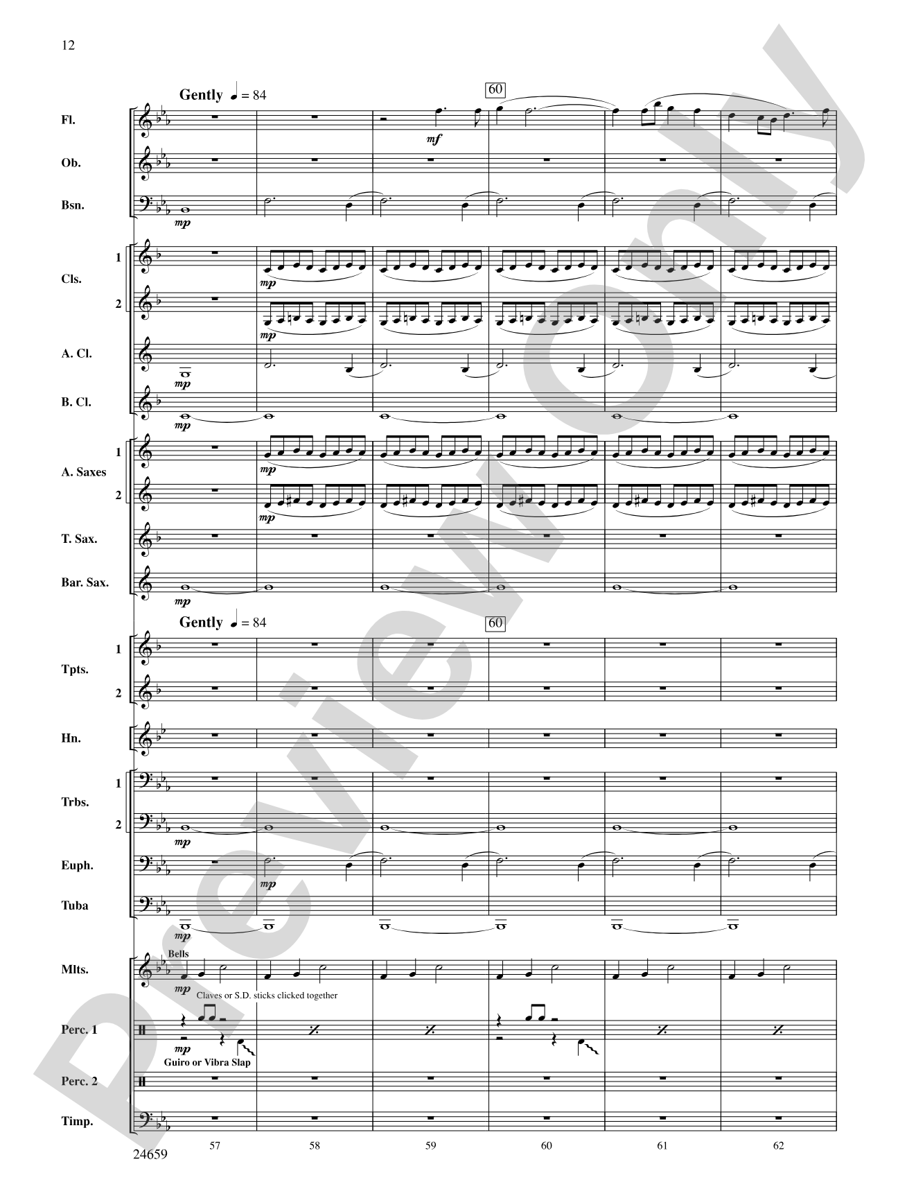 Return to Wind River: Concert Band Conductor Score & Parts