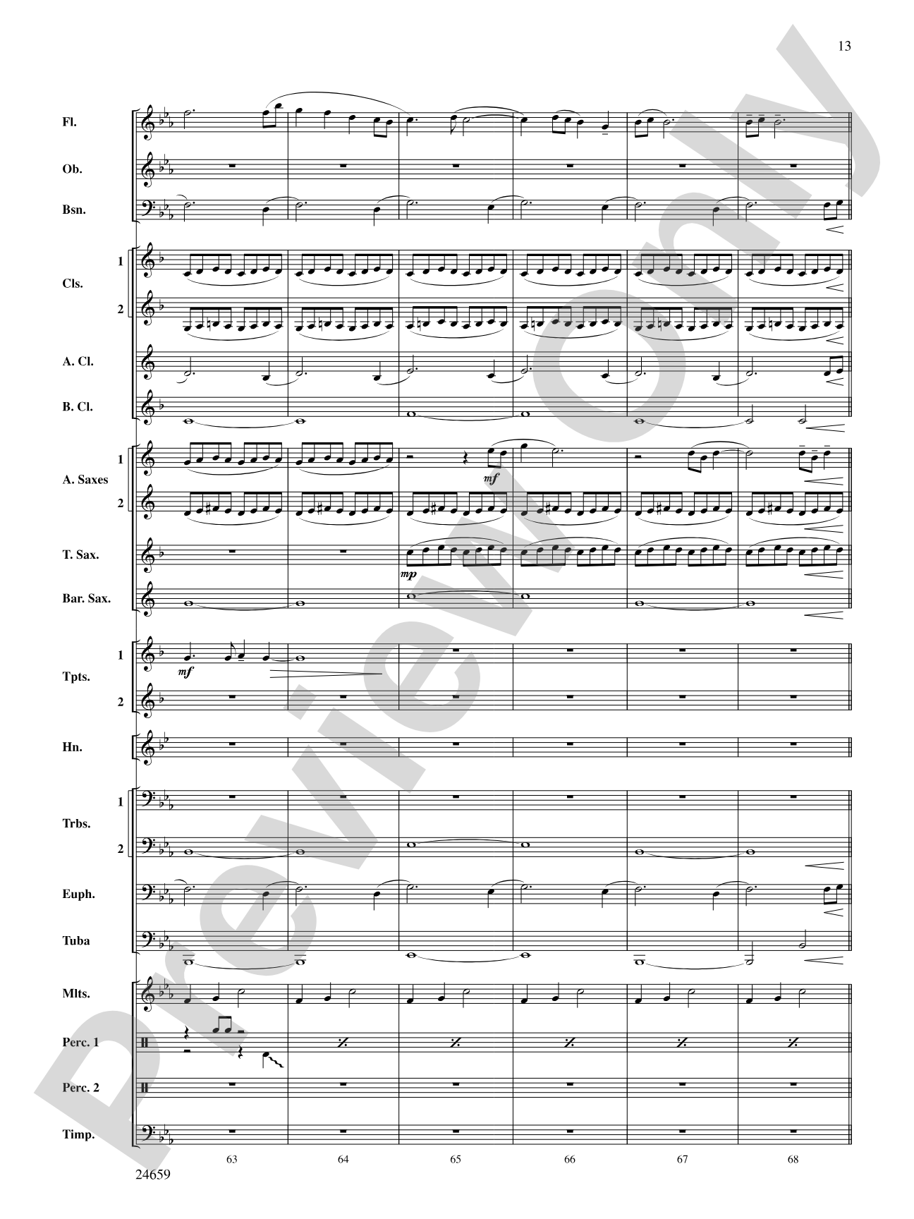 Return to Wind River: Concert Band Conductor Score & Parts