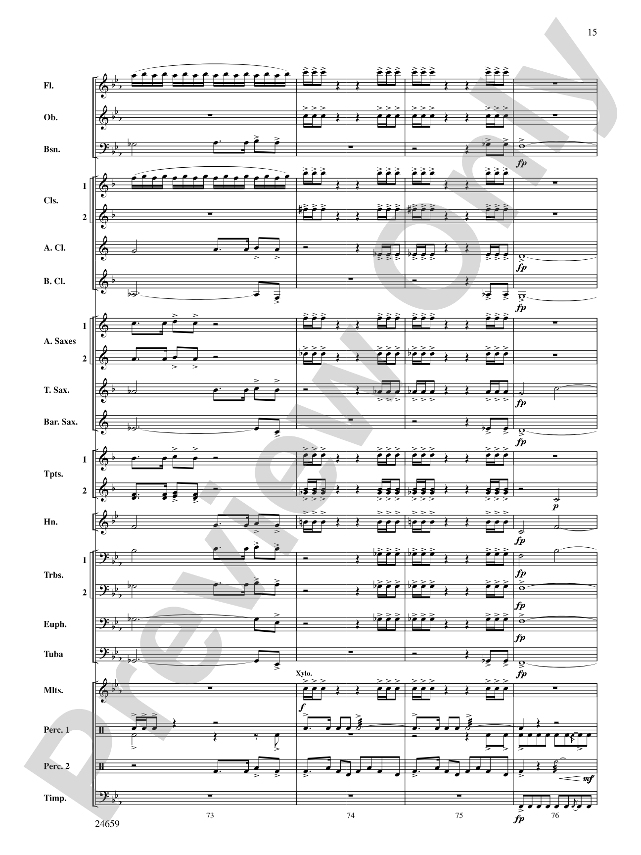 Return to Wind River: Concert Band Conductor Score & Parts